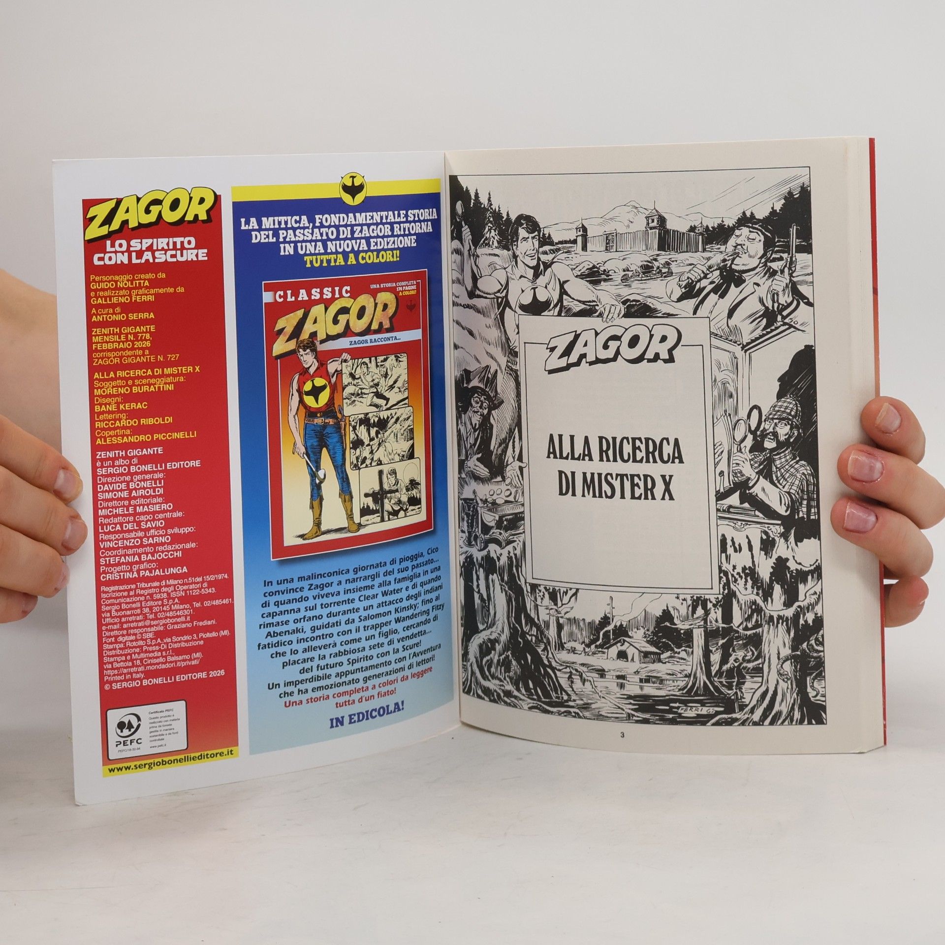 Alessandro Piccinelli Zagor n. 657 (Zenith 708). La mente assassina