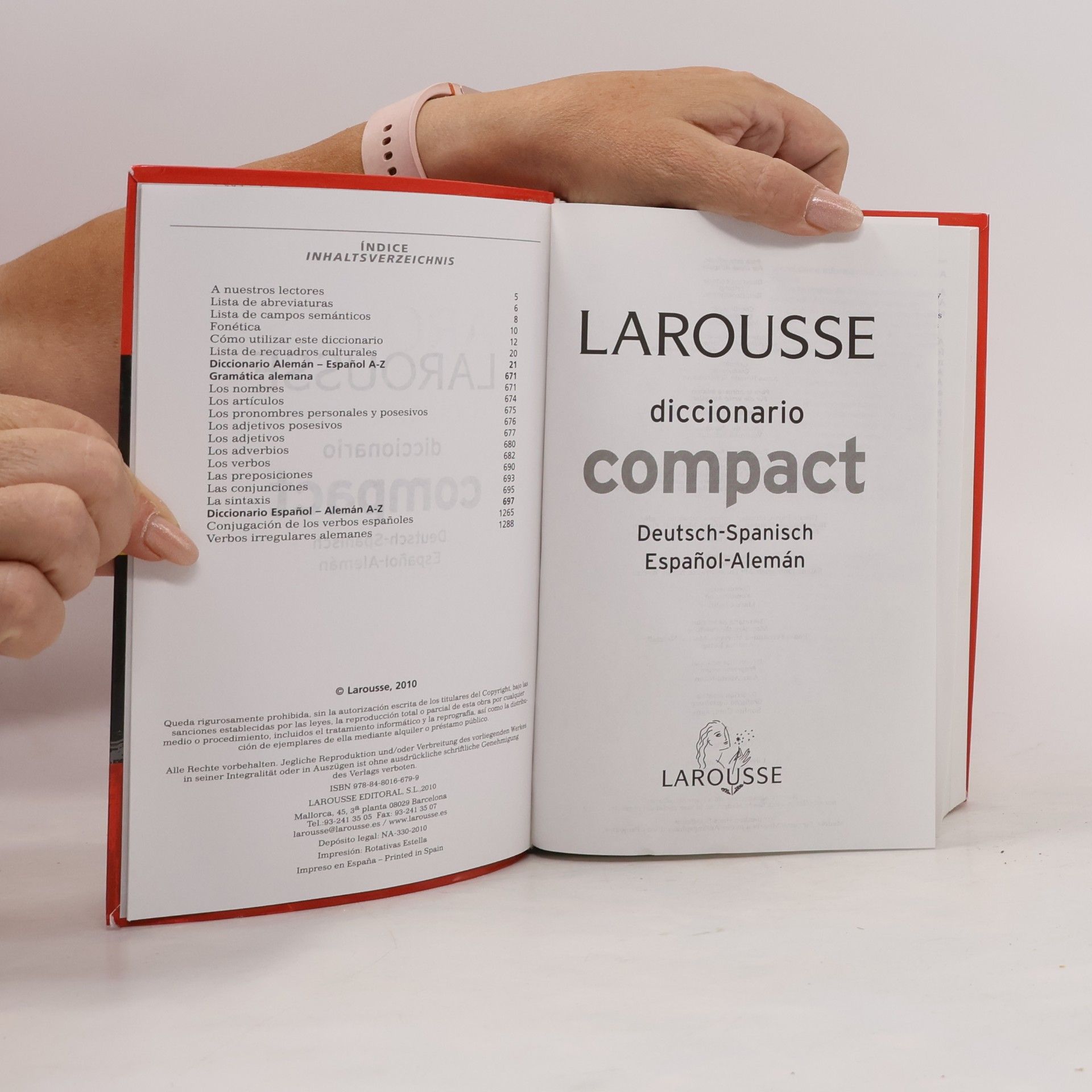 LAROUSSE EDITORIAL Diccionario Compact español-alemán / deutsh-spanisch
