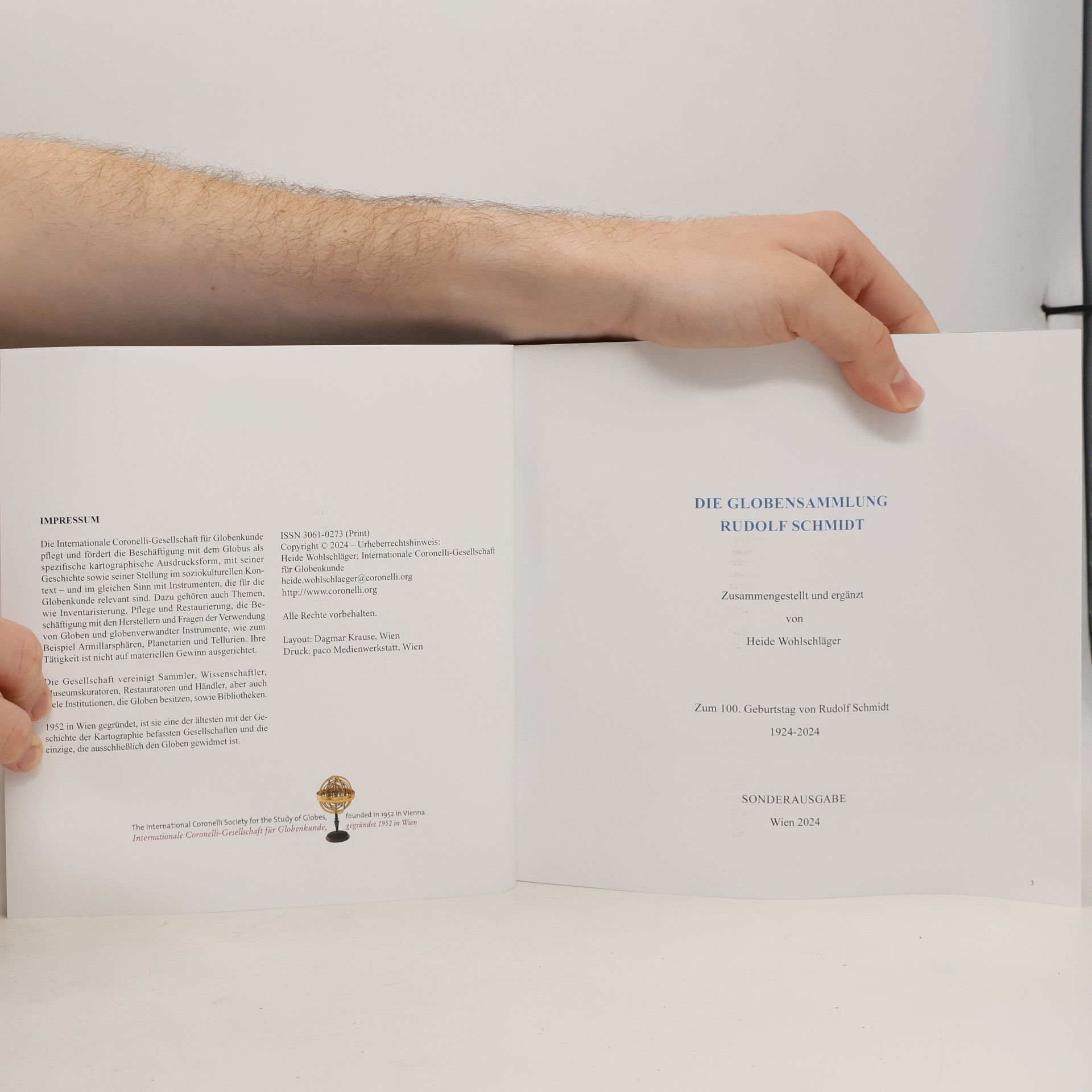 Heide Wohlschläger Die Globensammlung Rudolf Schmidt