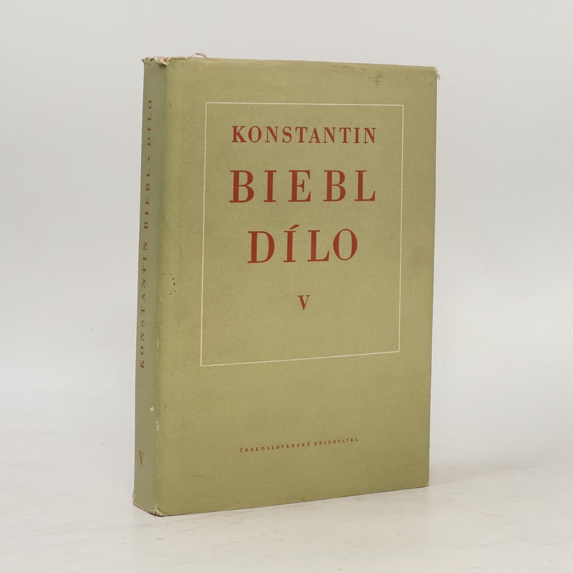 Konstantin Biebl Konstantin Biebl. Dílo V