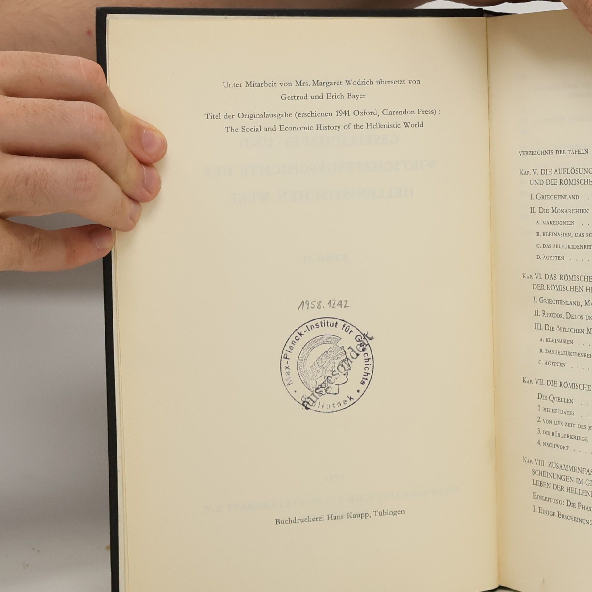 Michael Ivanovitch Rostovzeff Wirtschafts-Geschichte der hellenistischen Welt II
