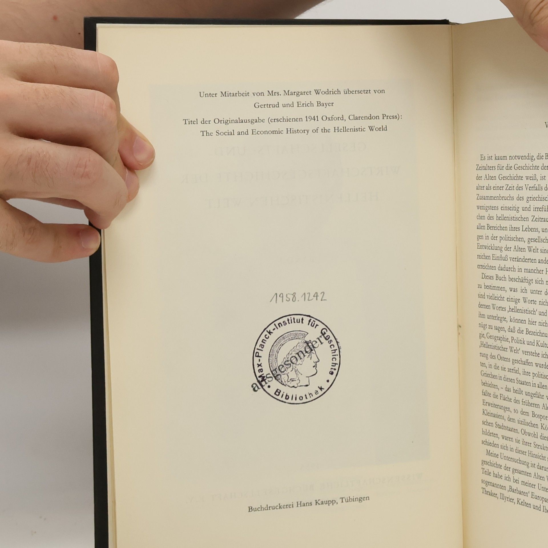 Michael Ivanovitch Rostovtzeff Gesellschafts- und Wirtschaftsgeschichte der hellenistischen Welt 1