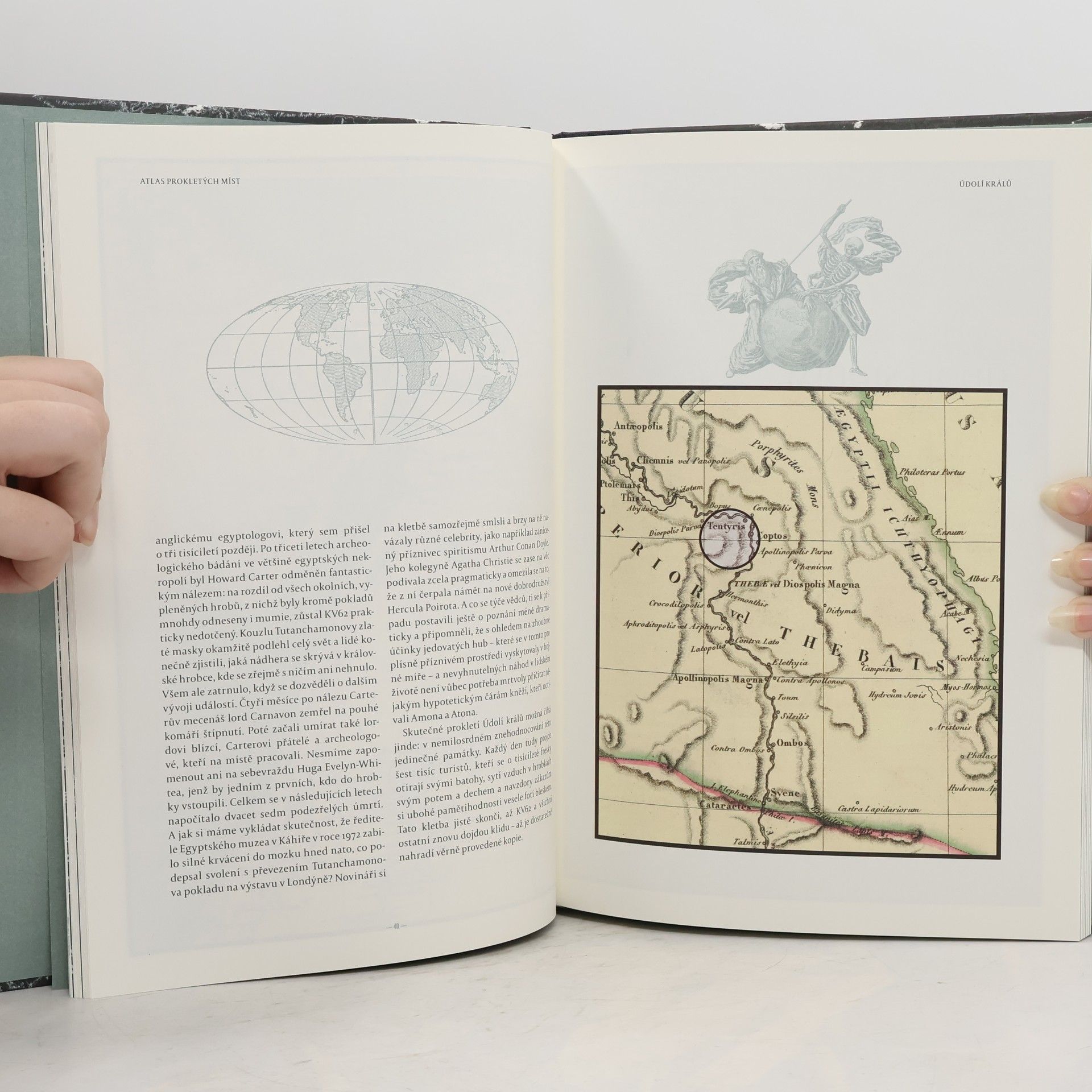 Olivier Le Carrer Atlas prokletých míst