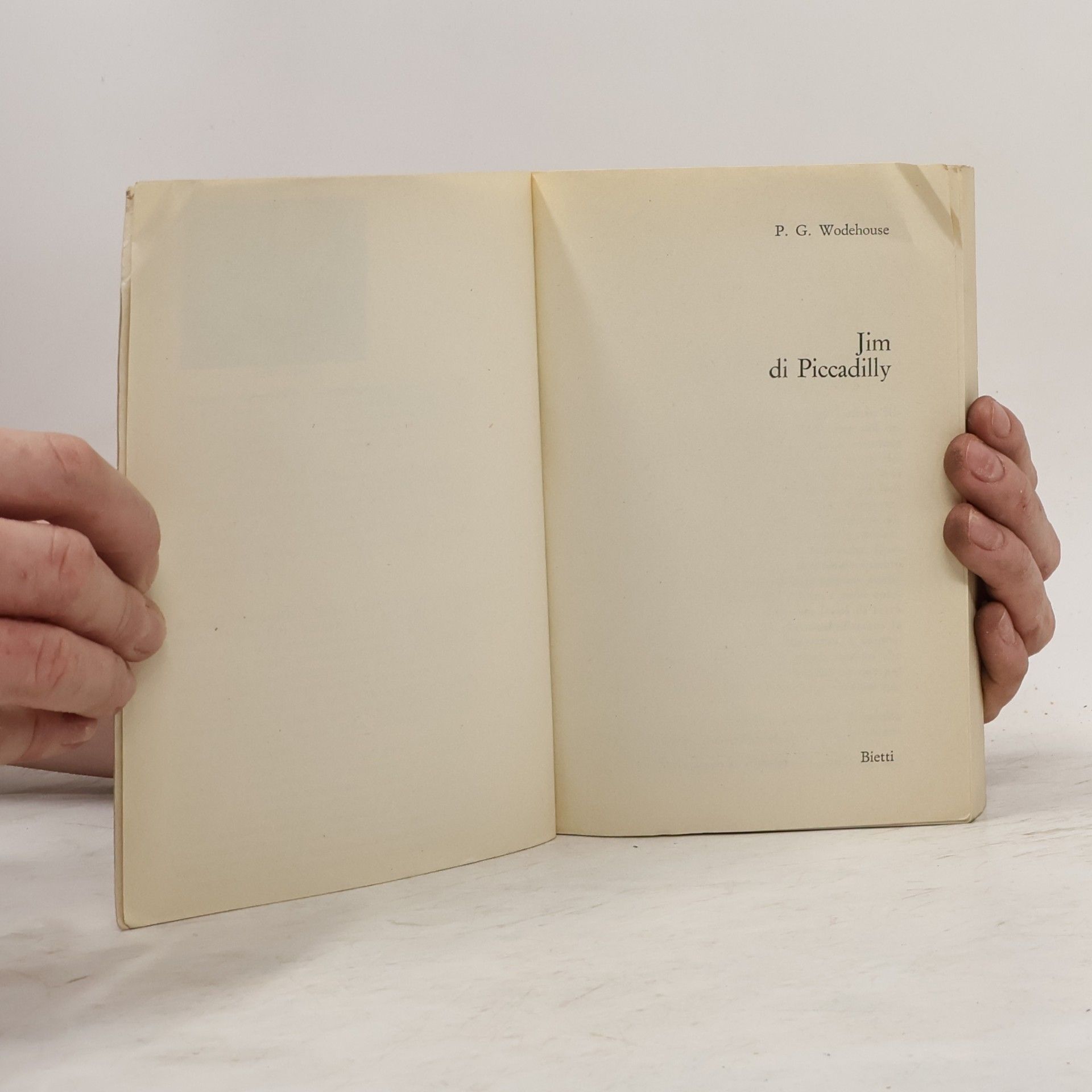 P. G. Wodehouse Jim di Piccadilly