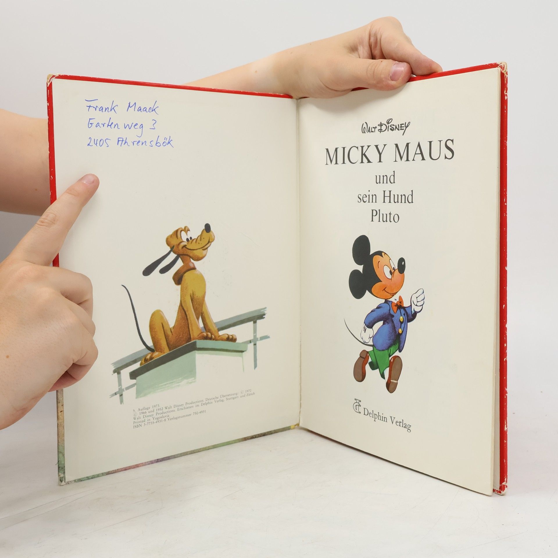 Walt Disney Micky Maus und sein Hund Pluto