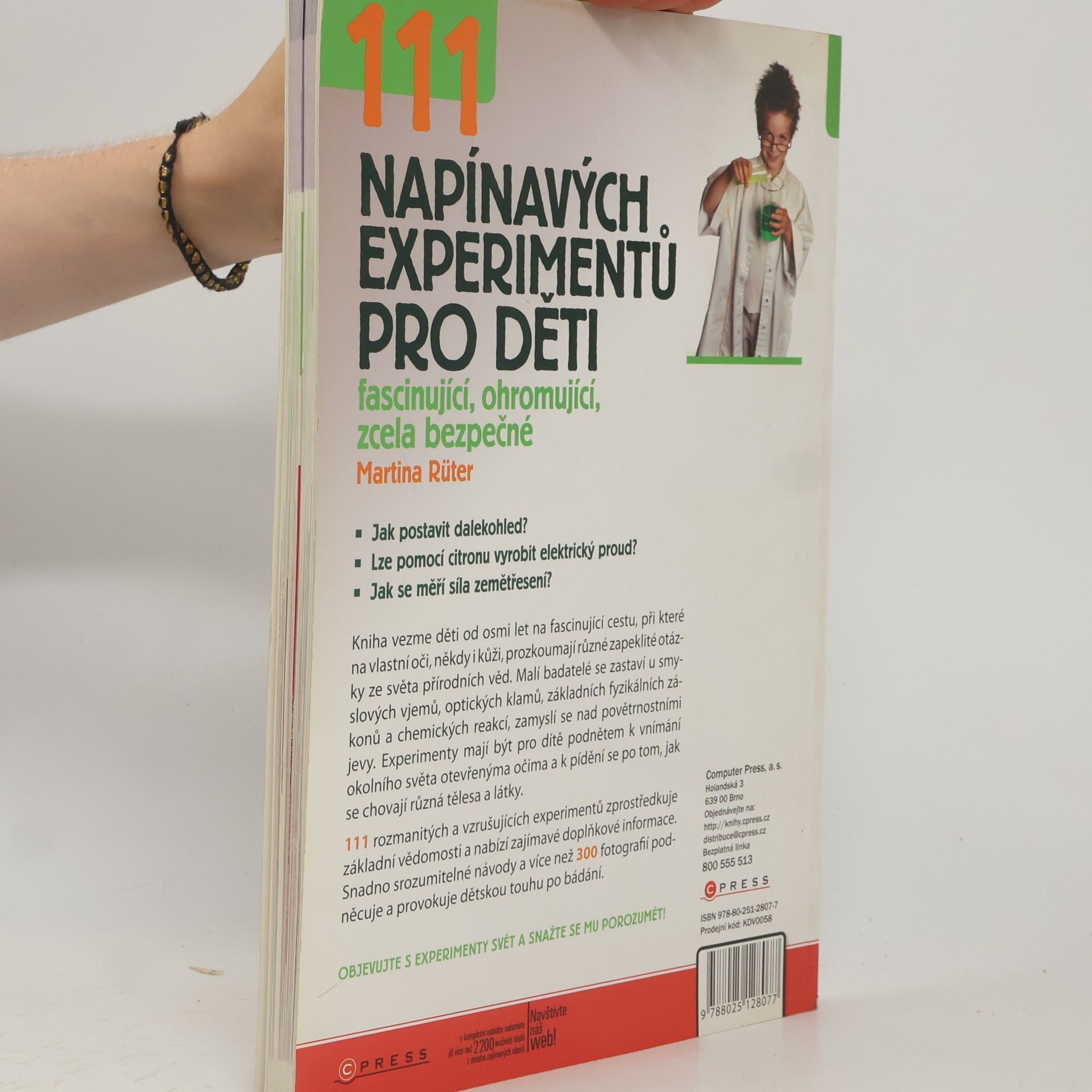 Martina Rüter 111 napínavých experimentů pro děti: Fascinující, ohromující, zcela bezpečné