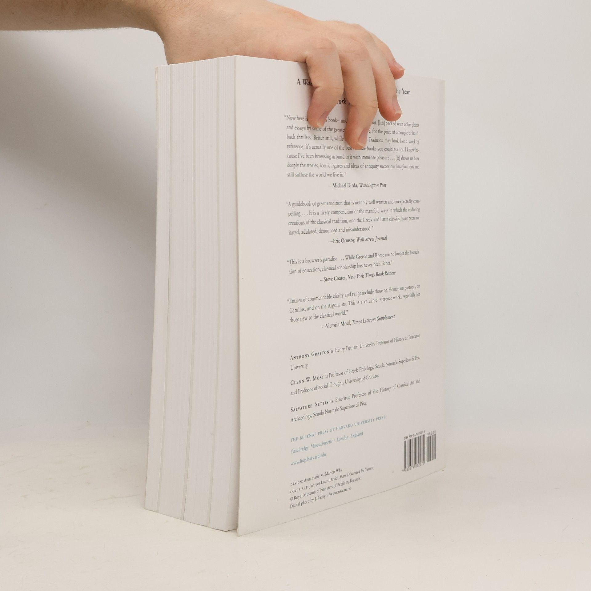Anthony Grafton Harvard University Press Reference Library: The Classical Tradition