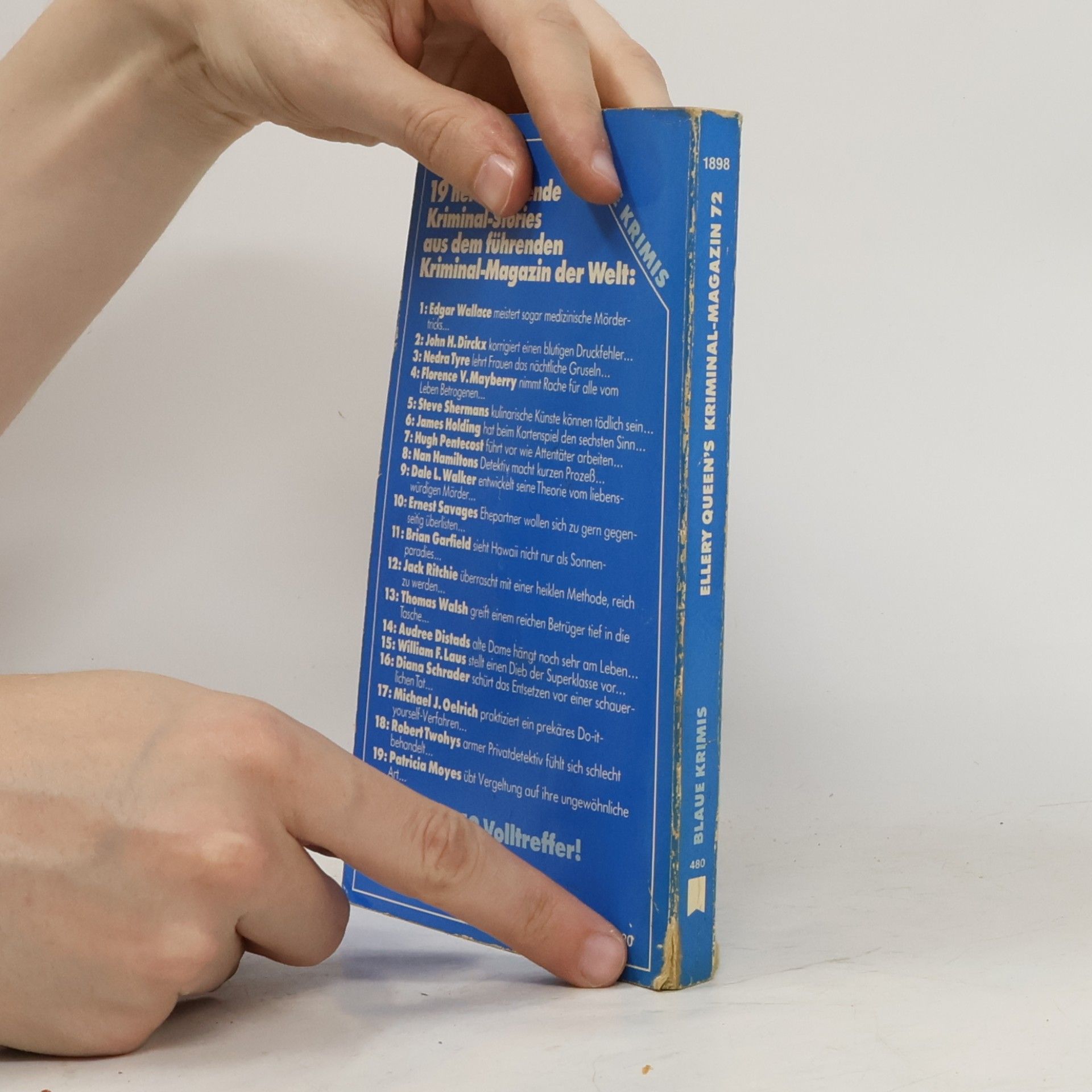 Autores varios Ellery Queen's Kriminal-Magazin 72