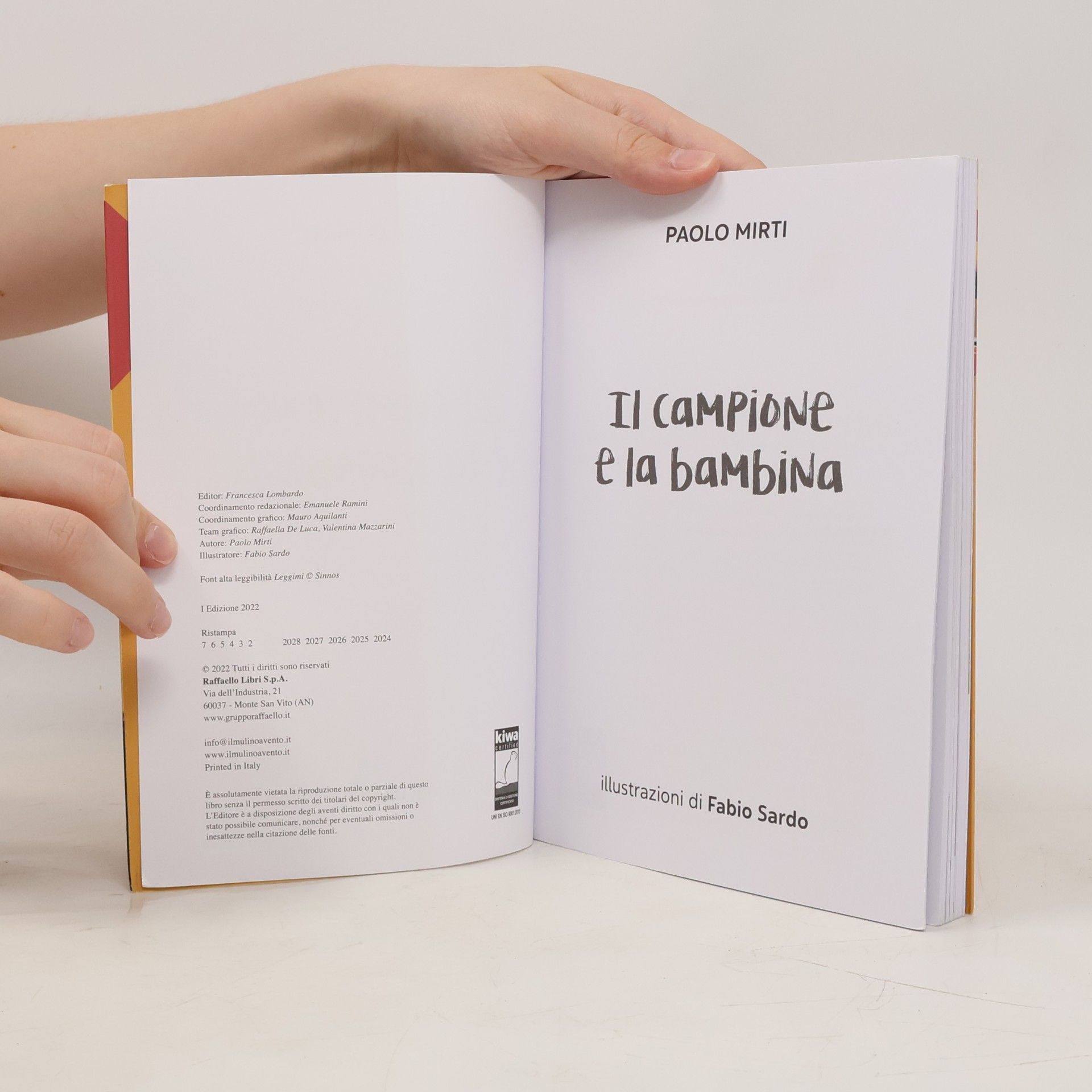 Paolo Mirti FuturoPresente: Il campione e la bambina