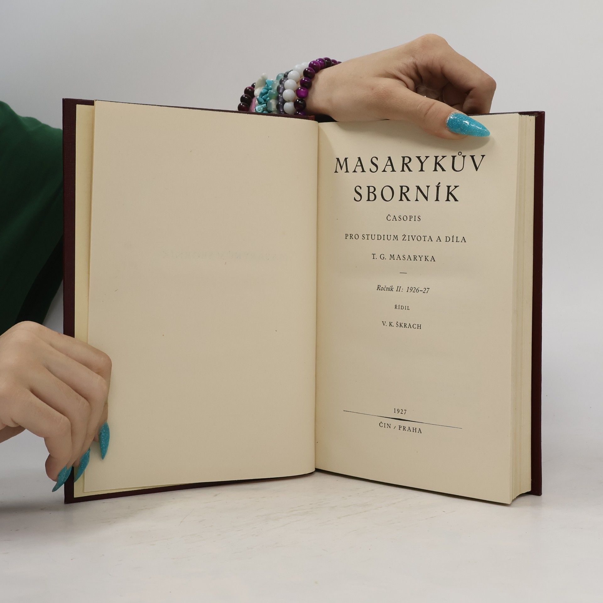 V.K. Škrach Masarykův sborník II.