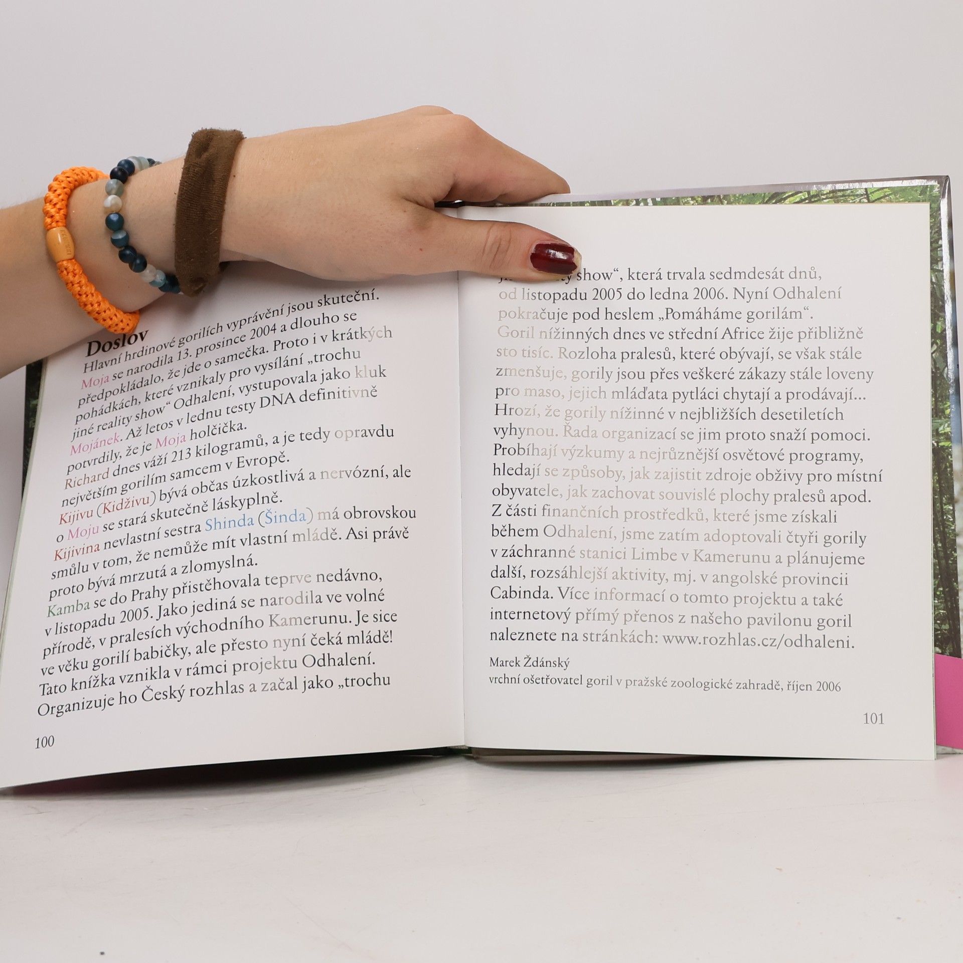 Tereza Šefrnová Moja a páv: Gorilí pohádky