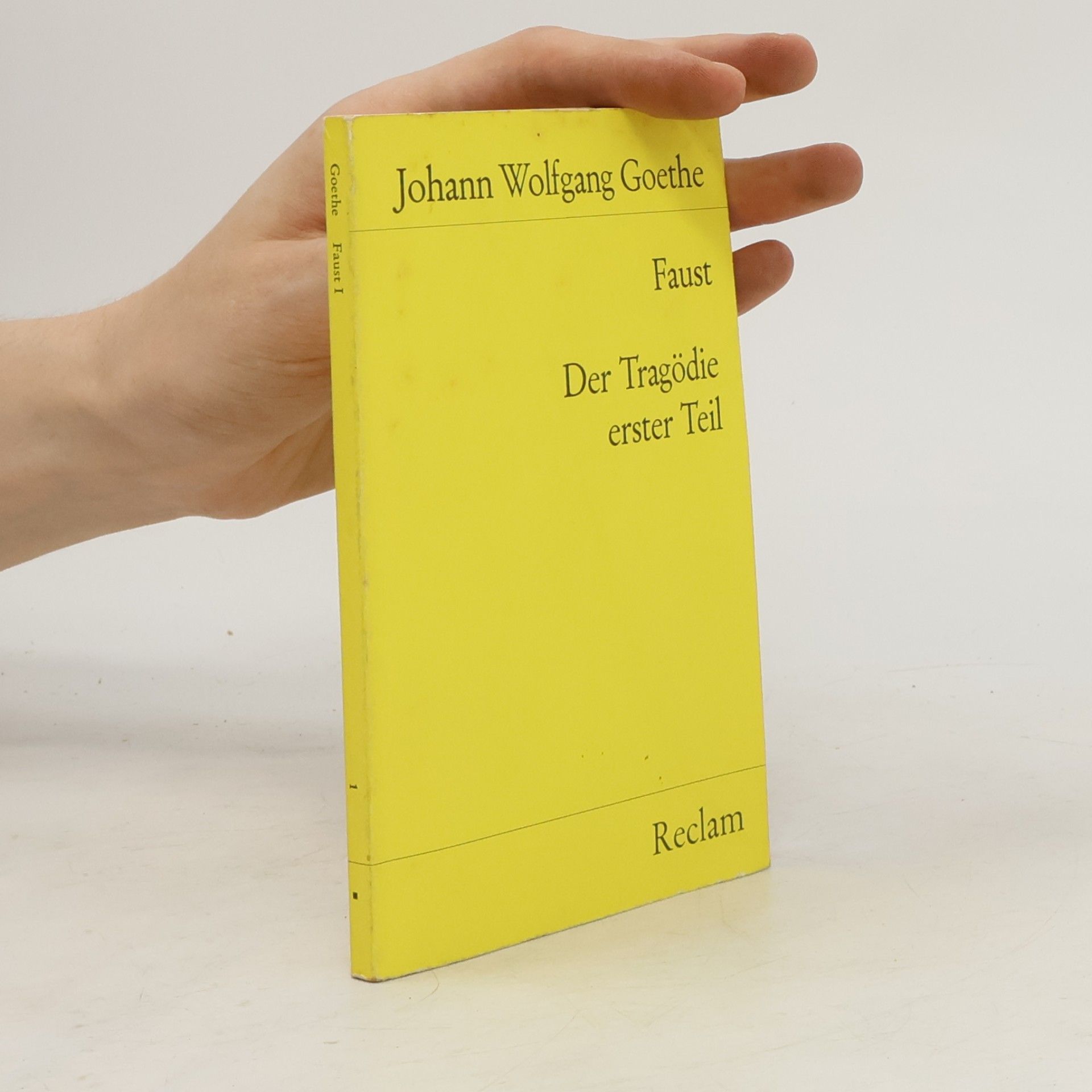 Johann Wolfgang von Goethe Faust : der Tragödie Erster teil