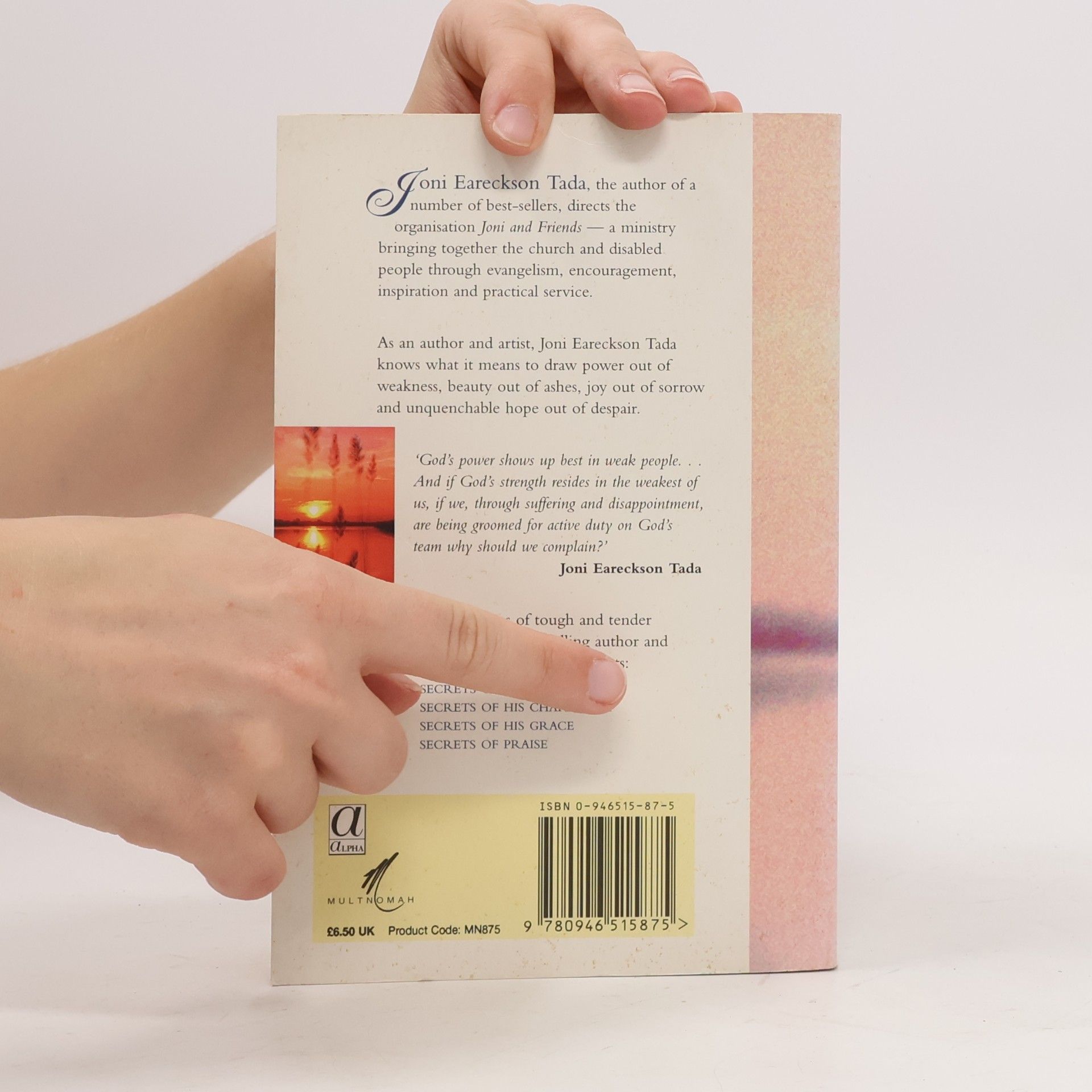 Joni Eareckson Tada Secret Strength