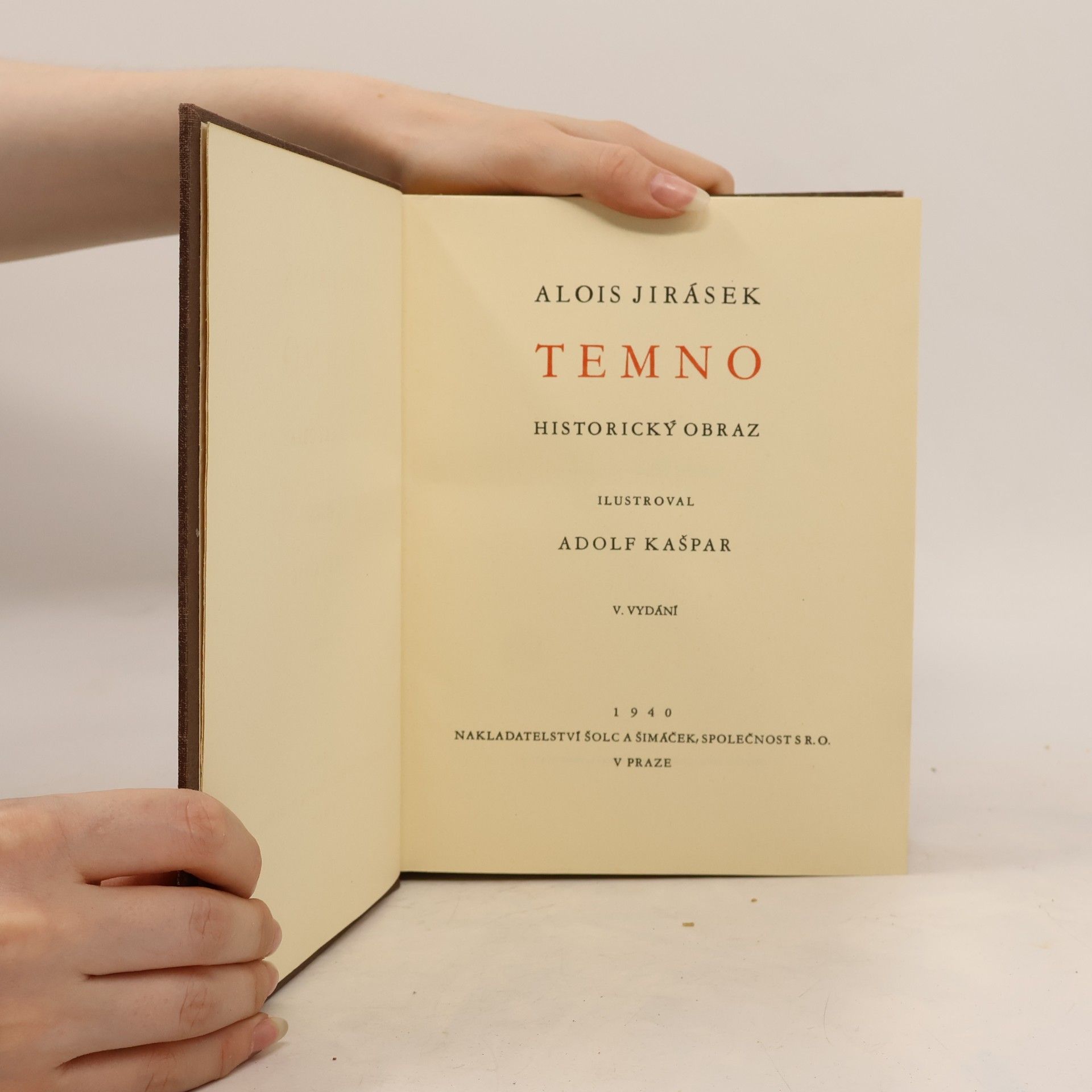 Alois Jirásek Temno