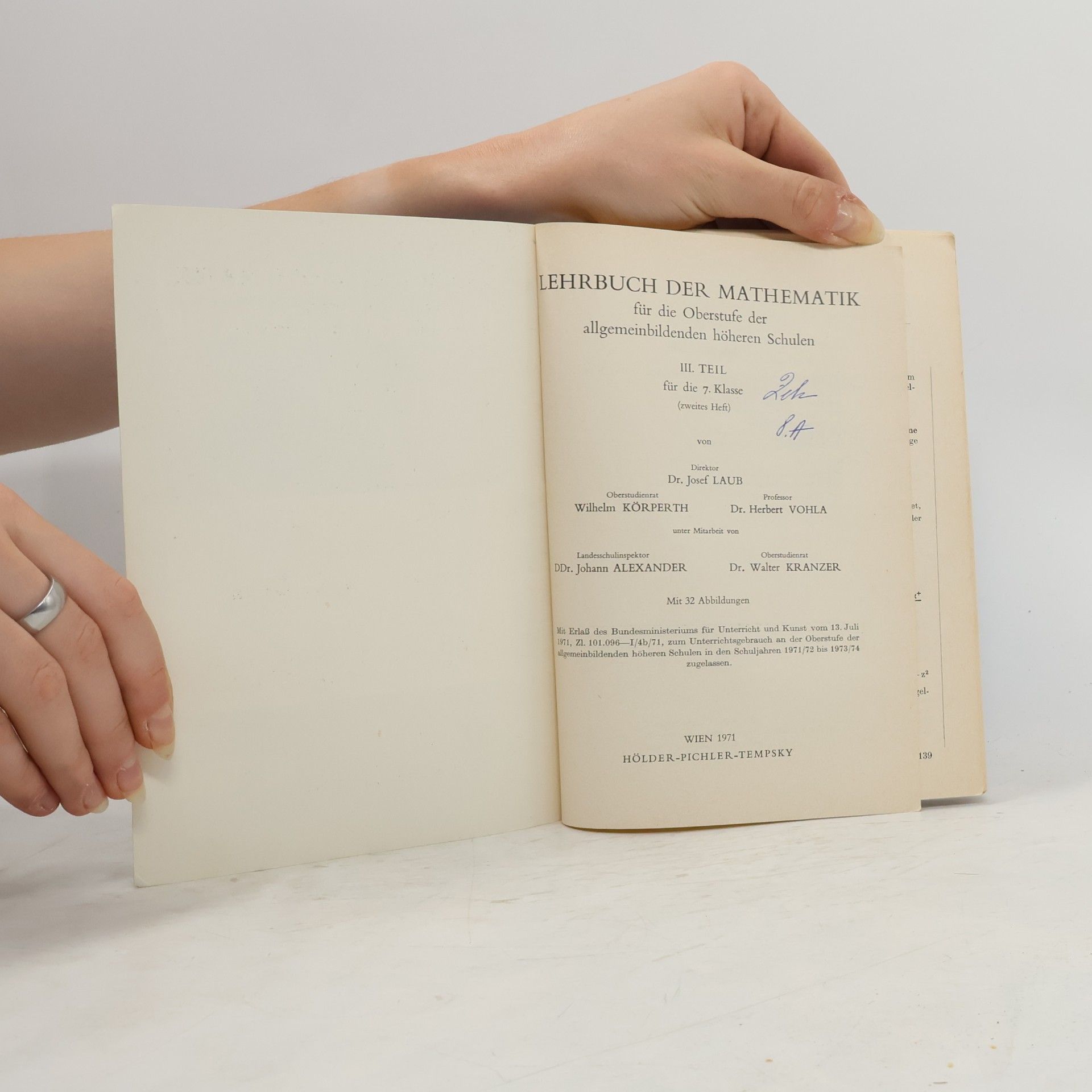 Collectif d'auteurs Lehrbuch der Mathematik für die Oberstufe der allgemeinbildenden höheren Schulen