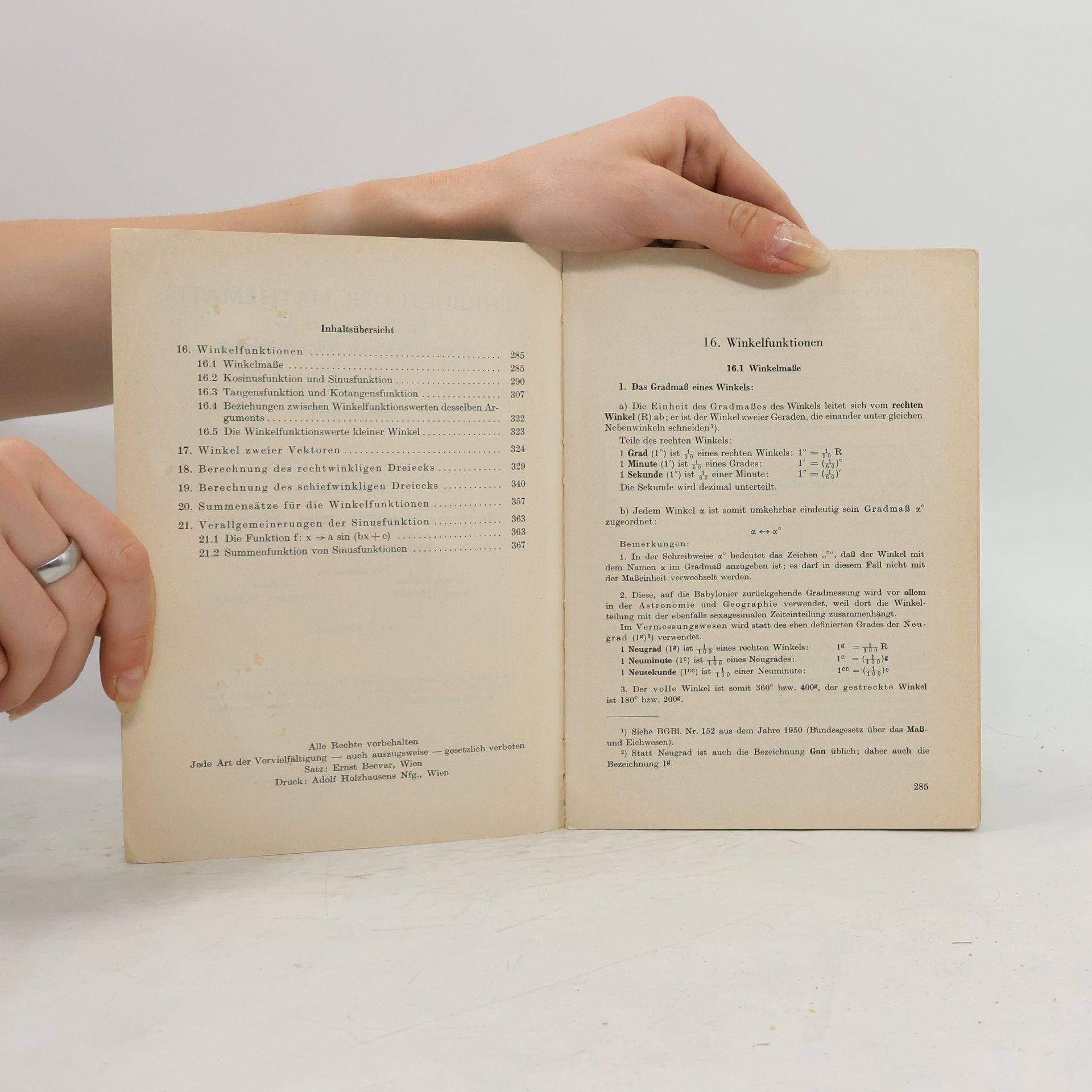 Autorenkollektiv Lehrbuch der Mathematik II. Teil