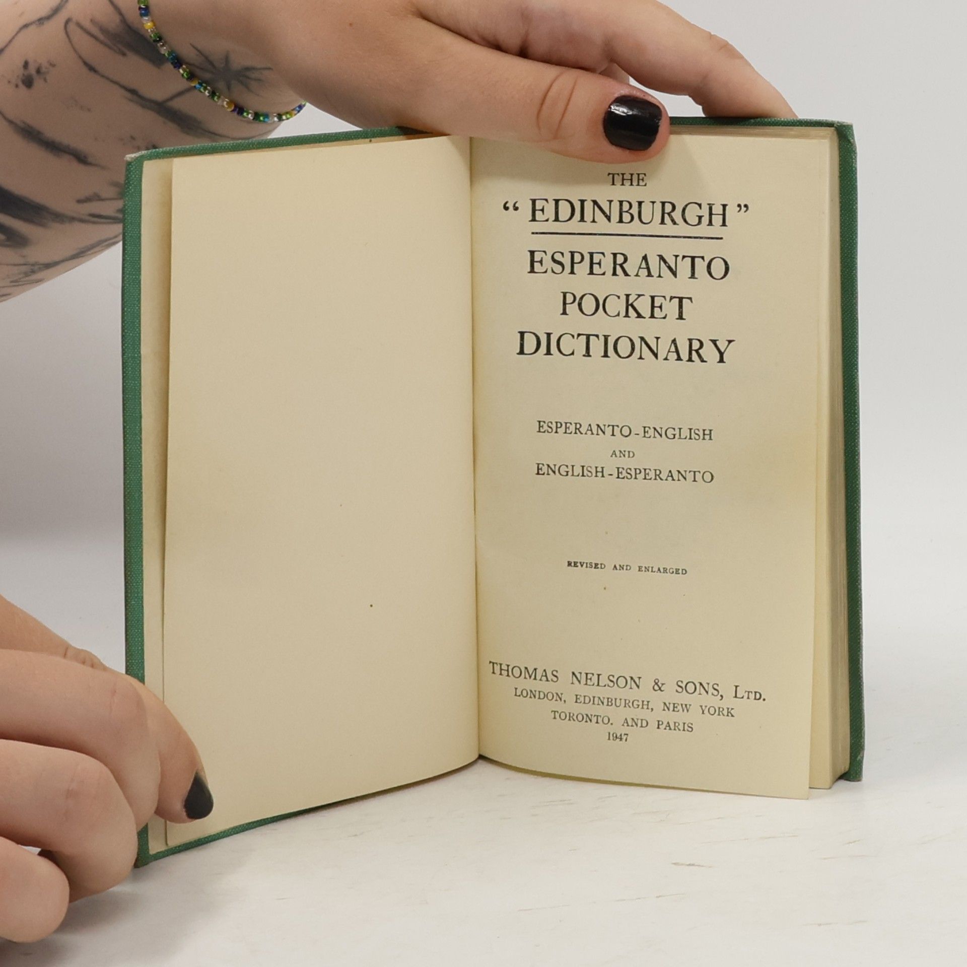 Various authors The "Edinburgh" Esperanto pocket dictionary
