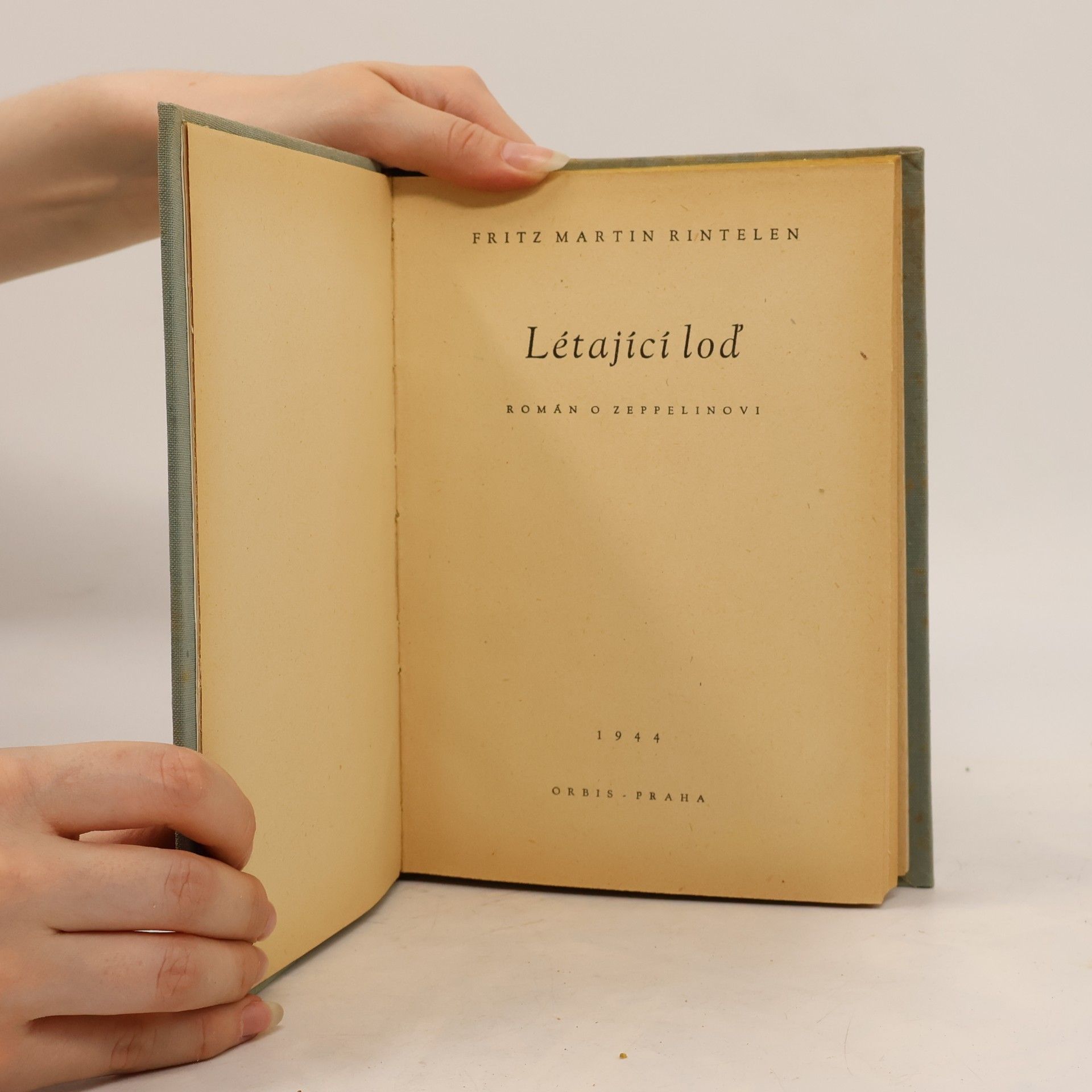 Fritz Martin Rintelen Létající loď