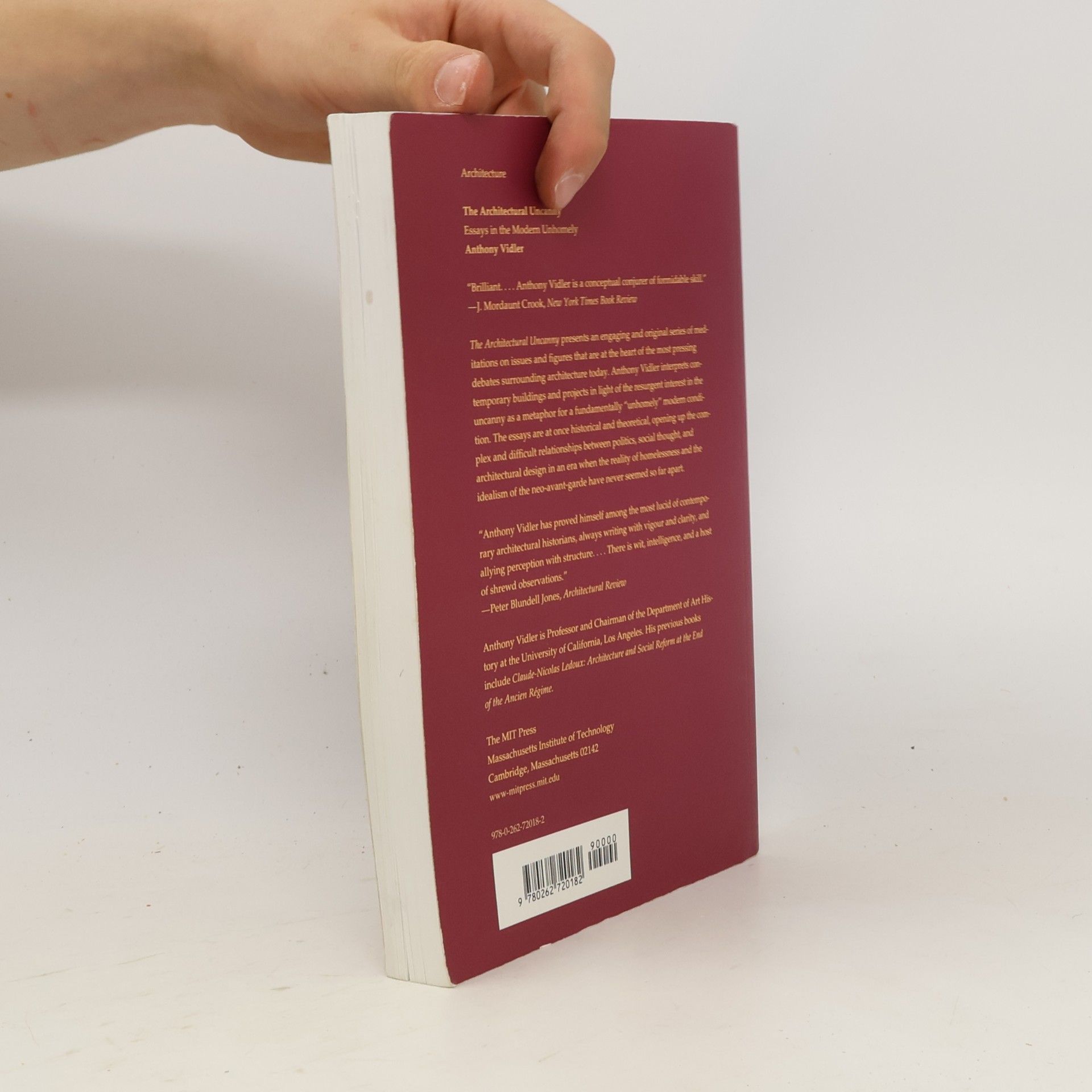 Anthony Vidler The Architectural Uncanny