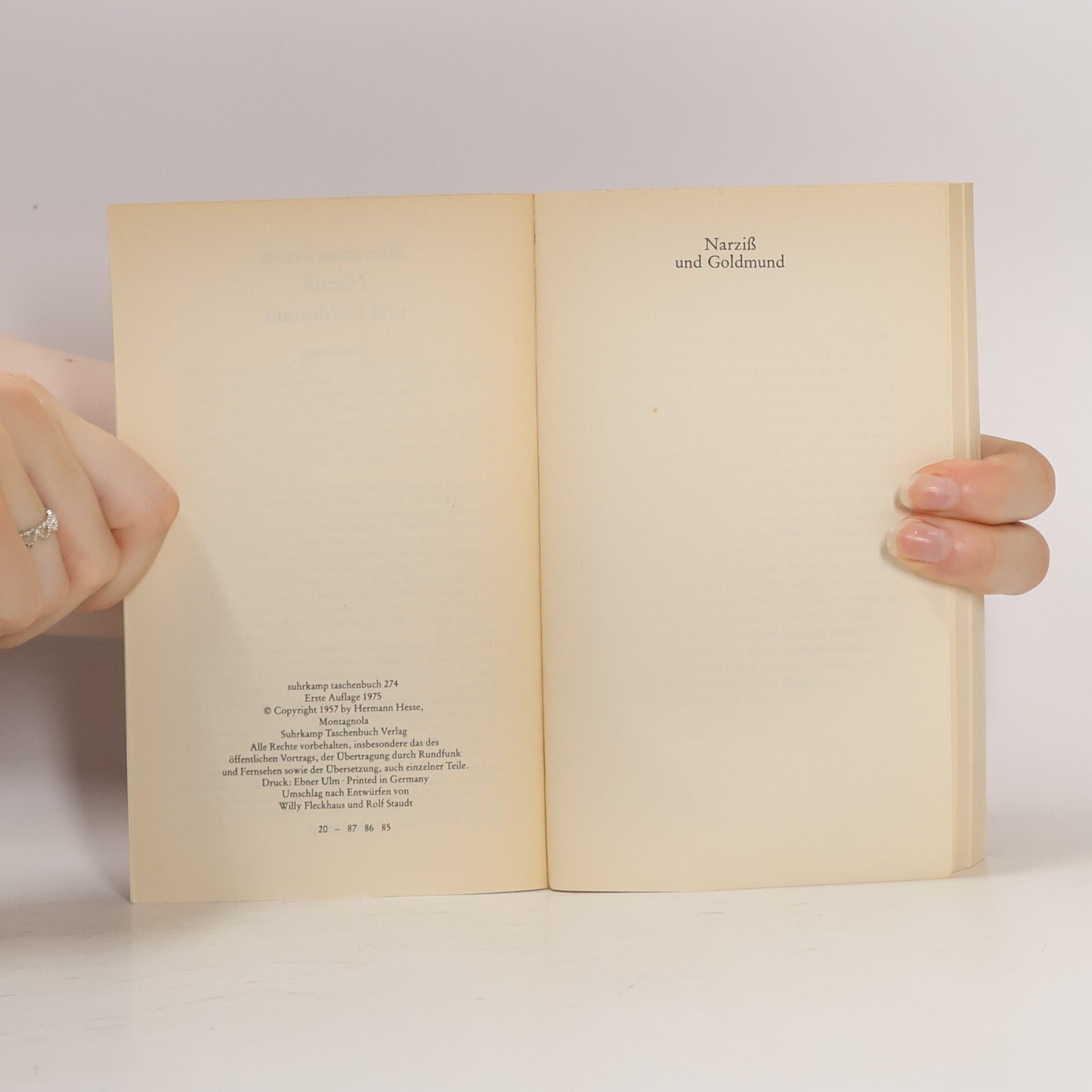 Hermann Hesse Narziß und Goldmund