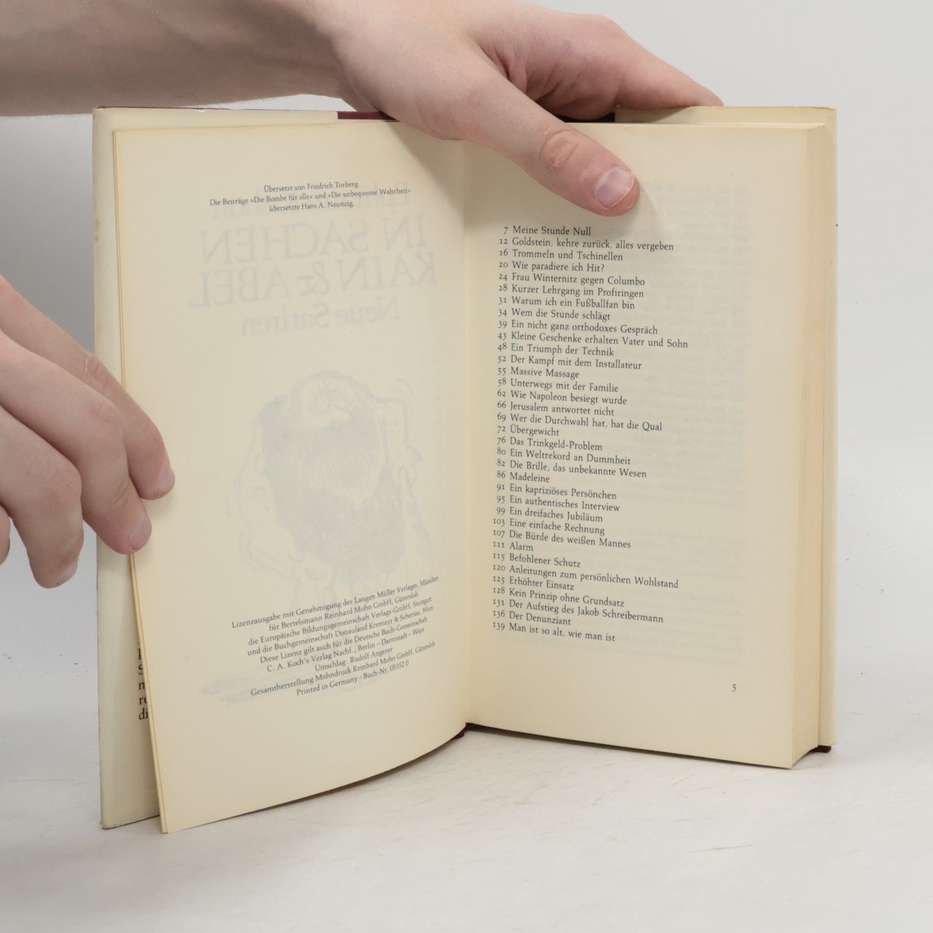 Ephraim Kishon In Sachen Kain & Abel