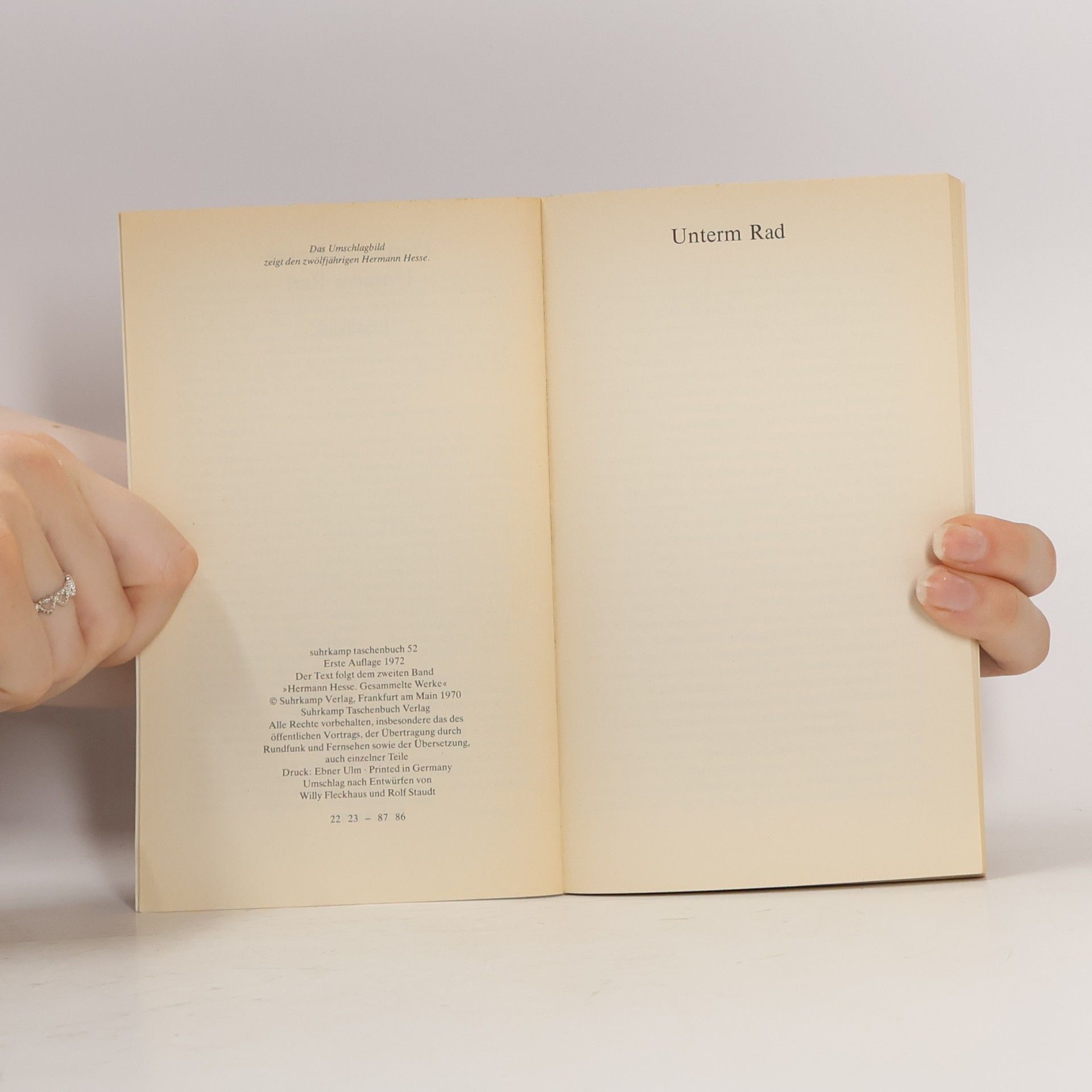Hermann Hesse Unterm Rad