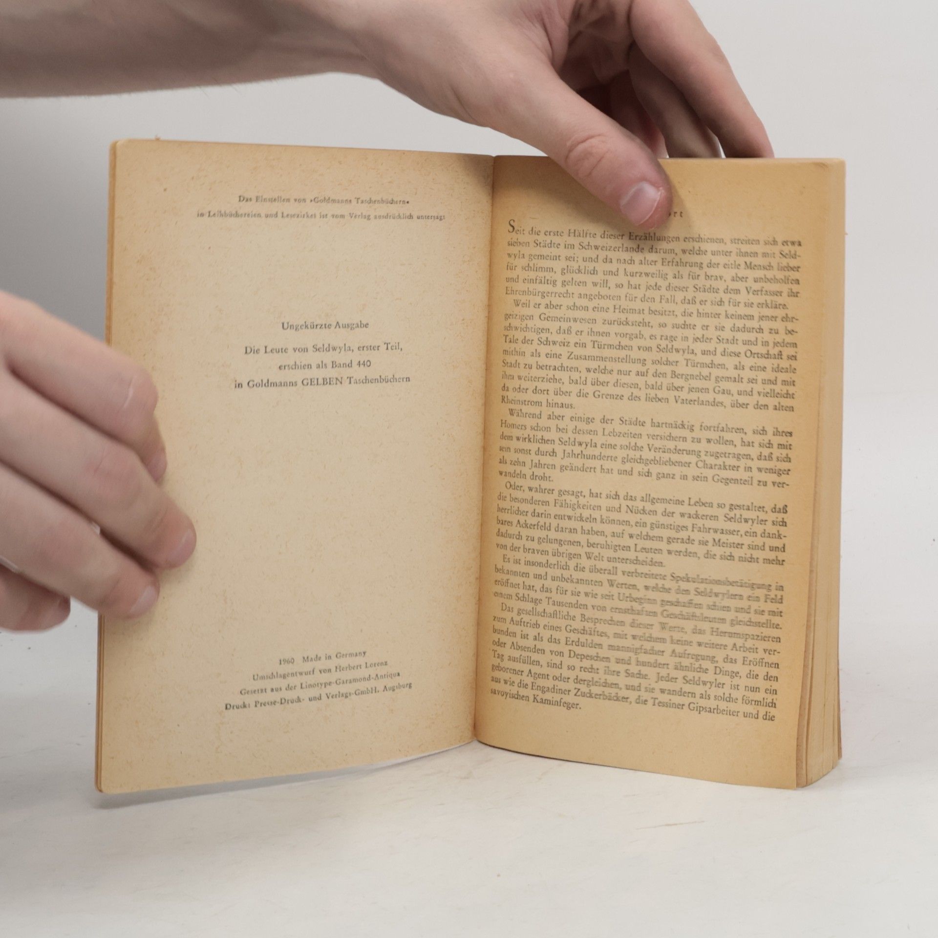 Gottfried Keller Kleider machen Leute