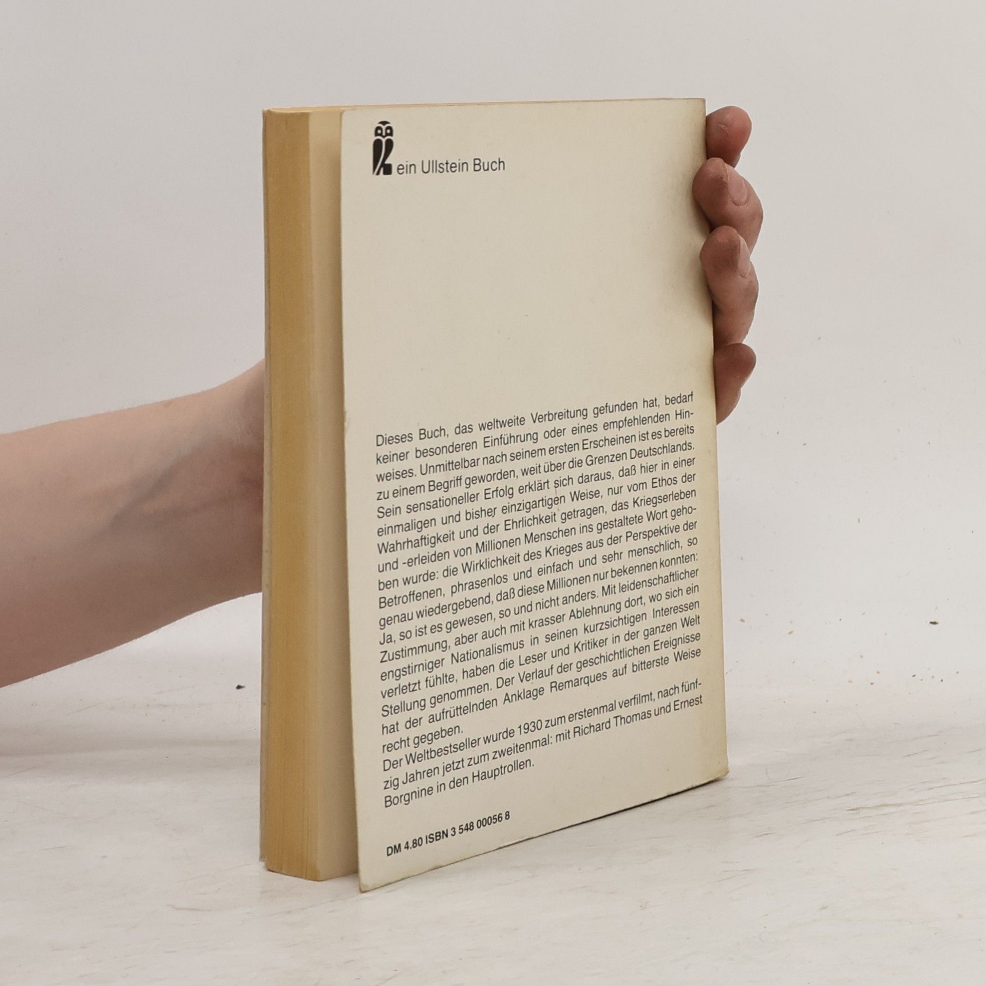 Erich Maria Remarque Im Westen nichts Neues