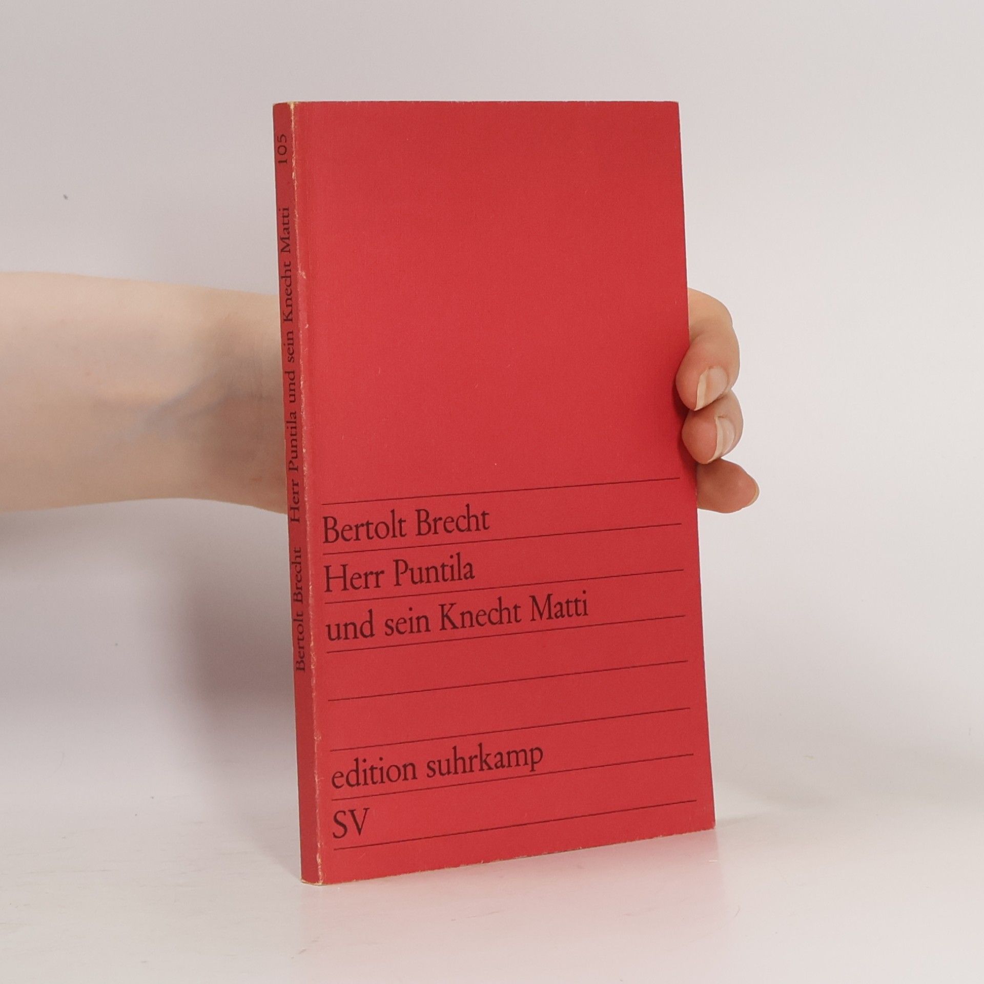 Bertolt Brecht Herr Puntila und sein Knecht Matti