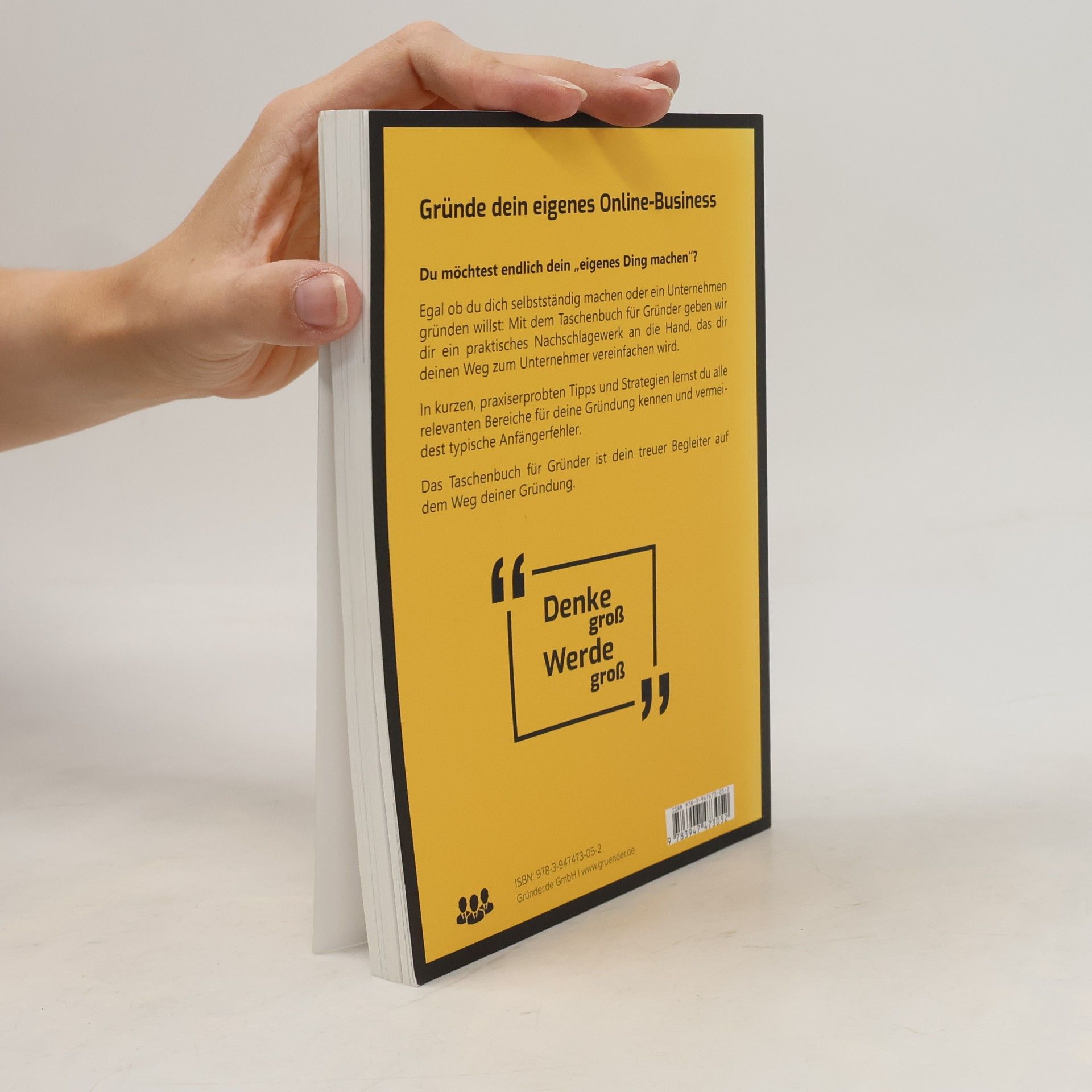 Thomas Klußmann Das Taschenbuch für Gründer