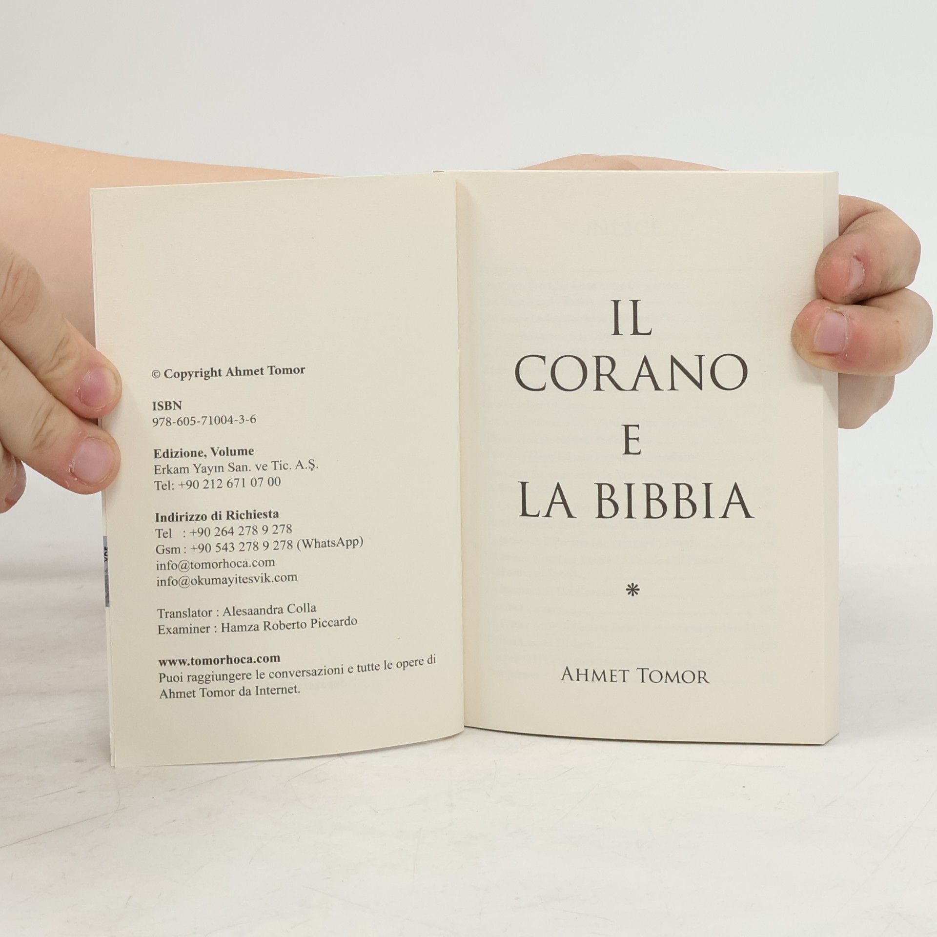 Ahmet Tomor Il Corano e la Bibbia