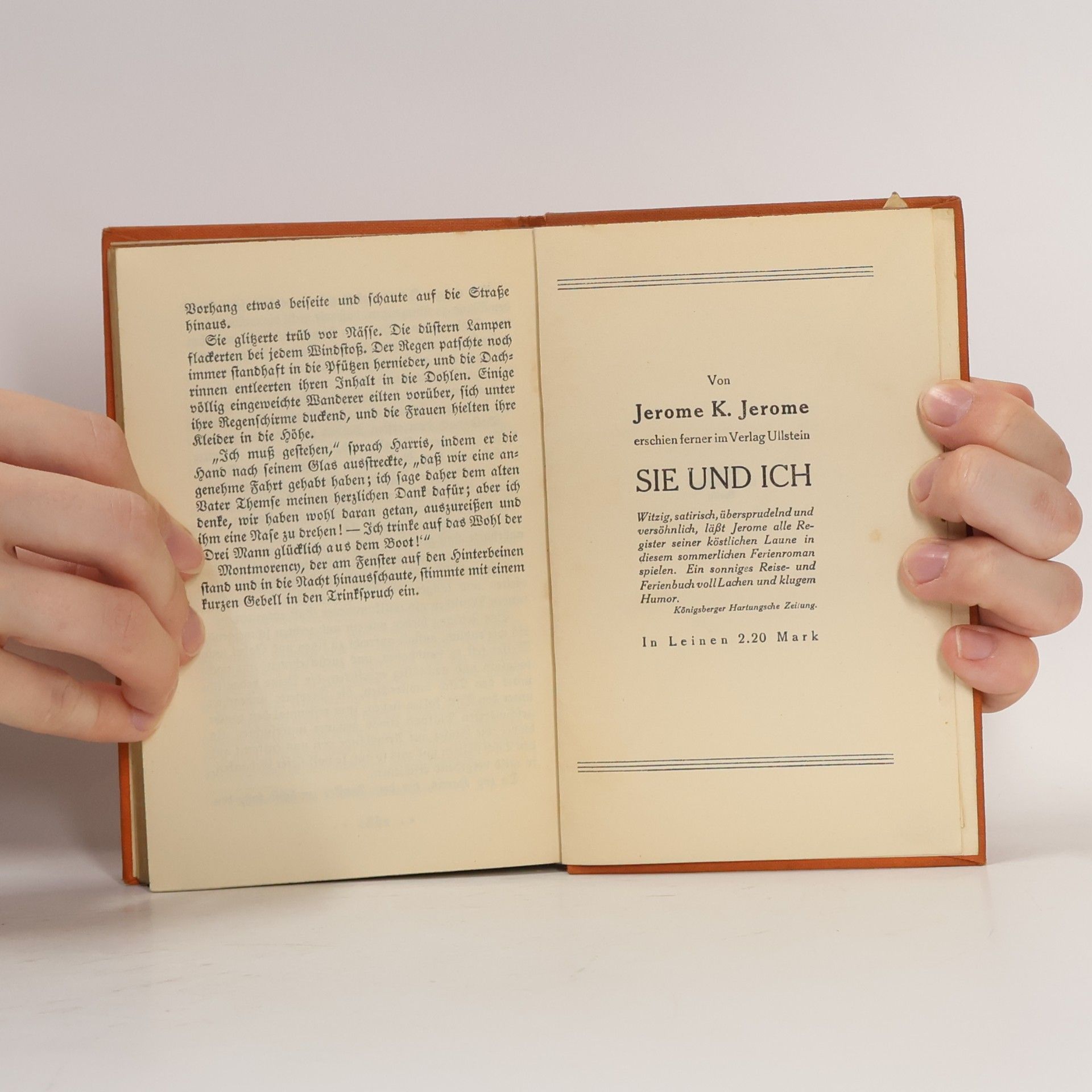 Jerome K. Jerome Drei Mann in einem Boot