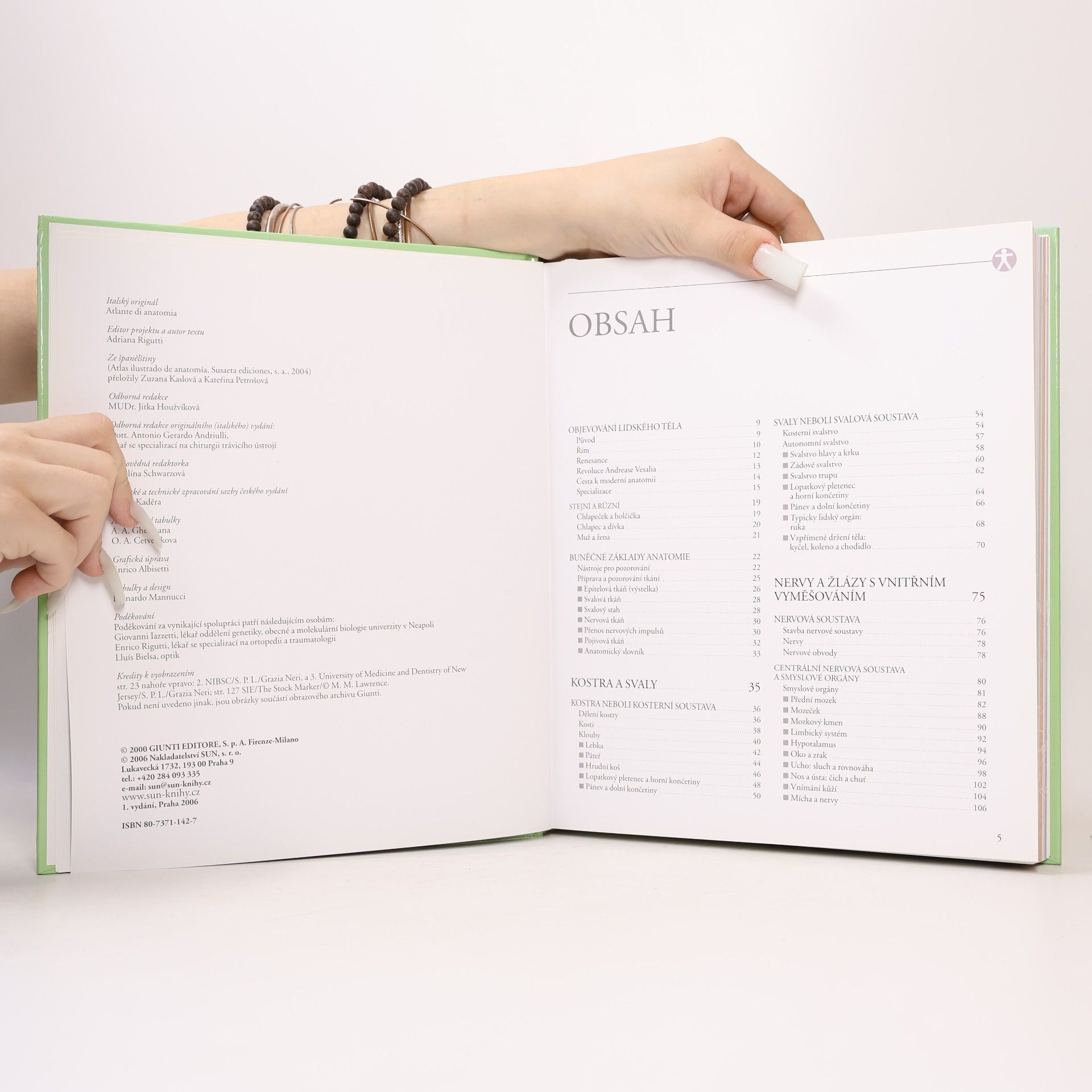Adriana Rigutti Ilustrovaný atlas anatomie