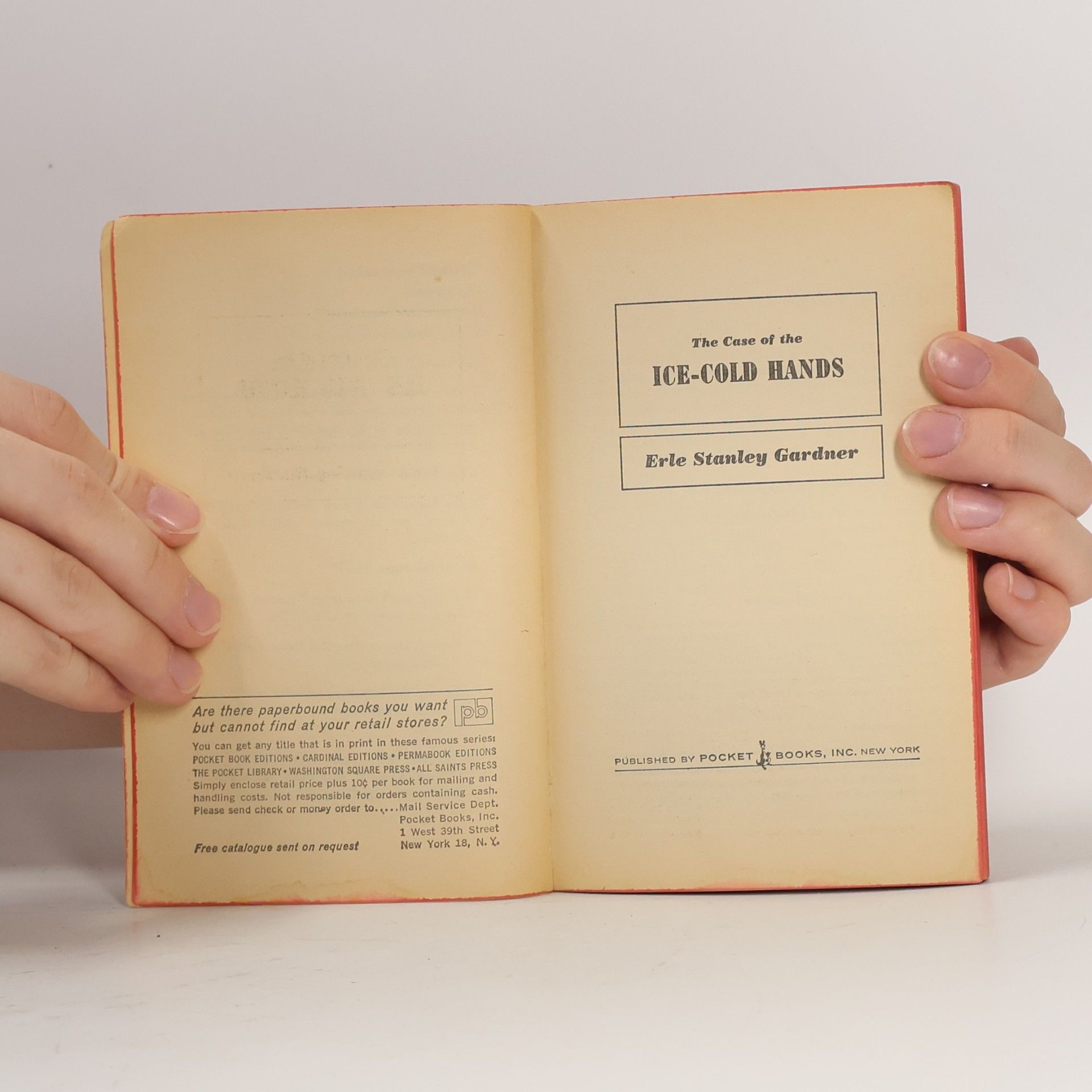 Erle Stanley Gardner Perry Mason: The Case of the Ice-Cold Hands