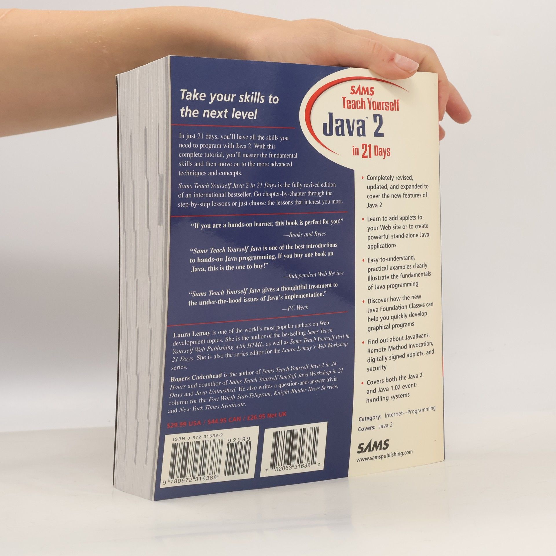 Laura Lemay Sams Teach Yourself Java 2 in 21 Days