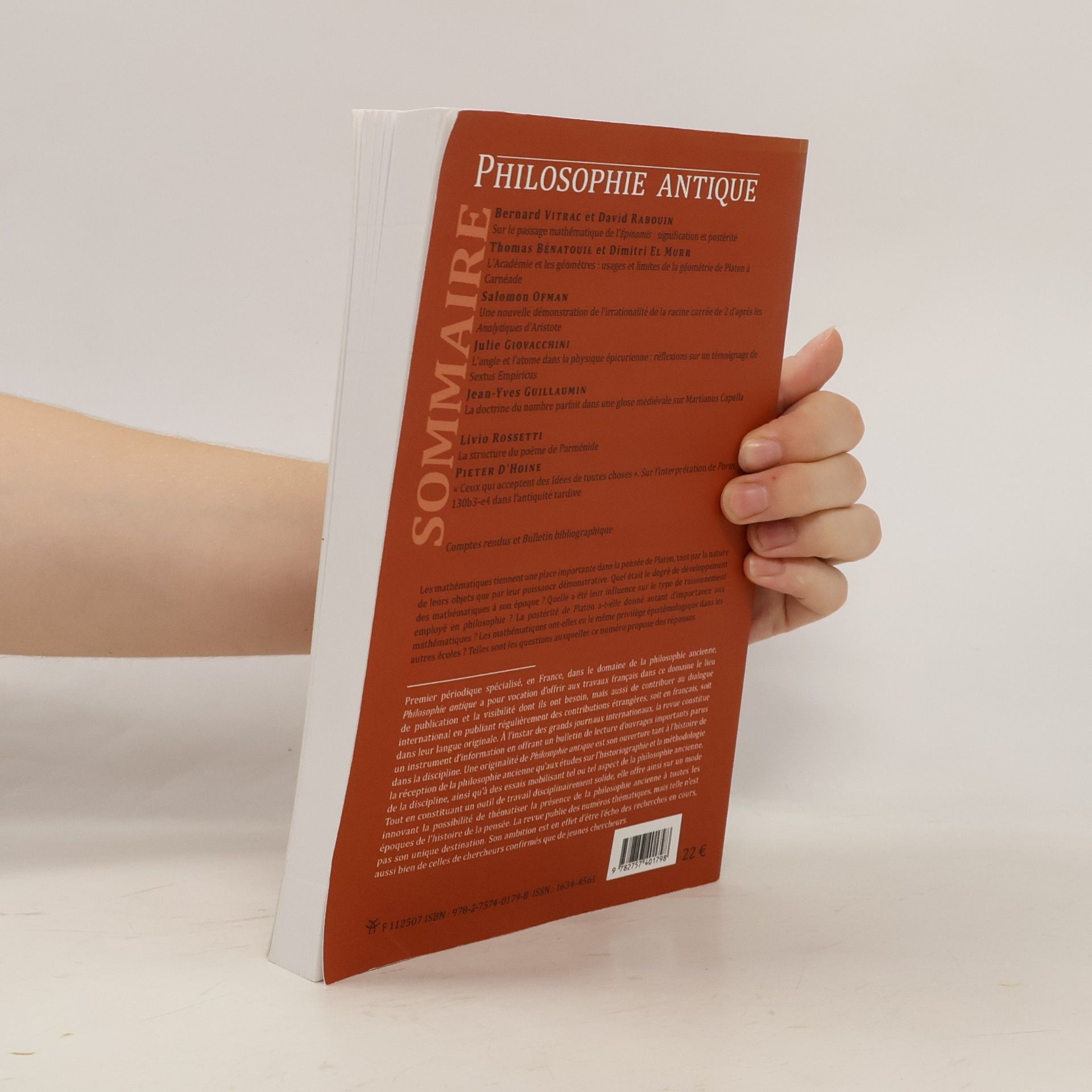 André Laks Philosophie Antique - 10: Philosophie et mathématiques