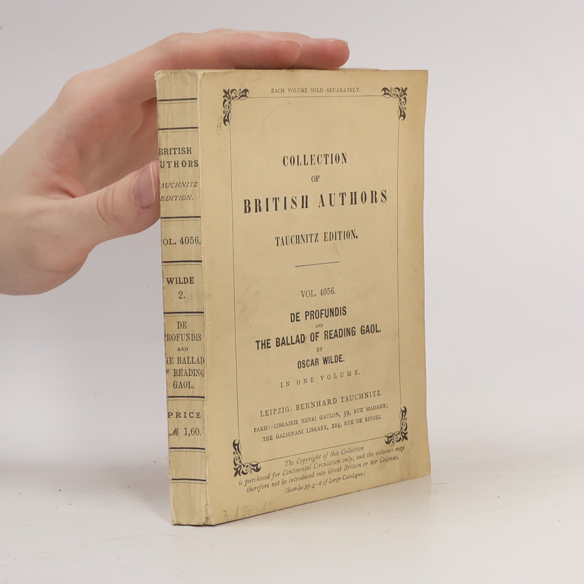 Oscar Wilde Collection of British Authors. Vol. 4056