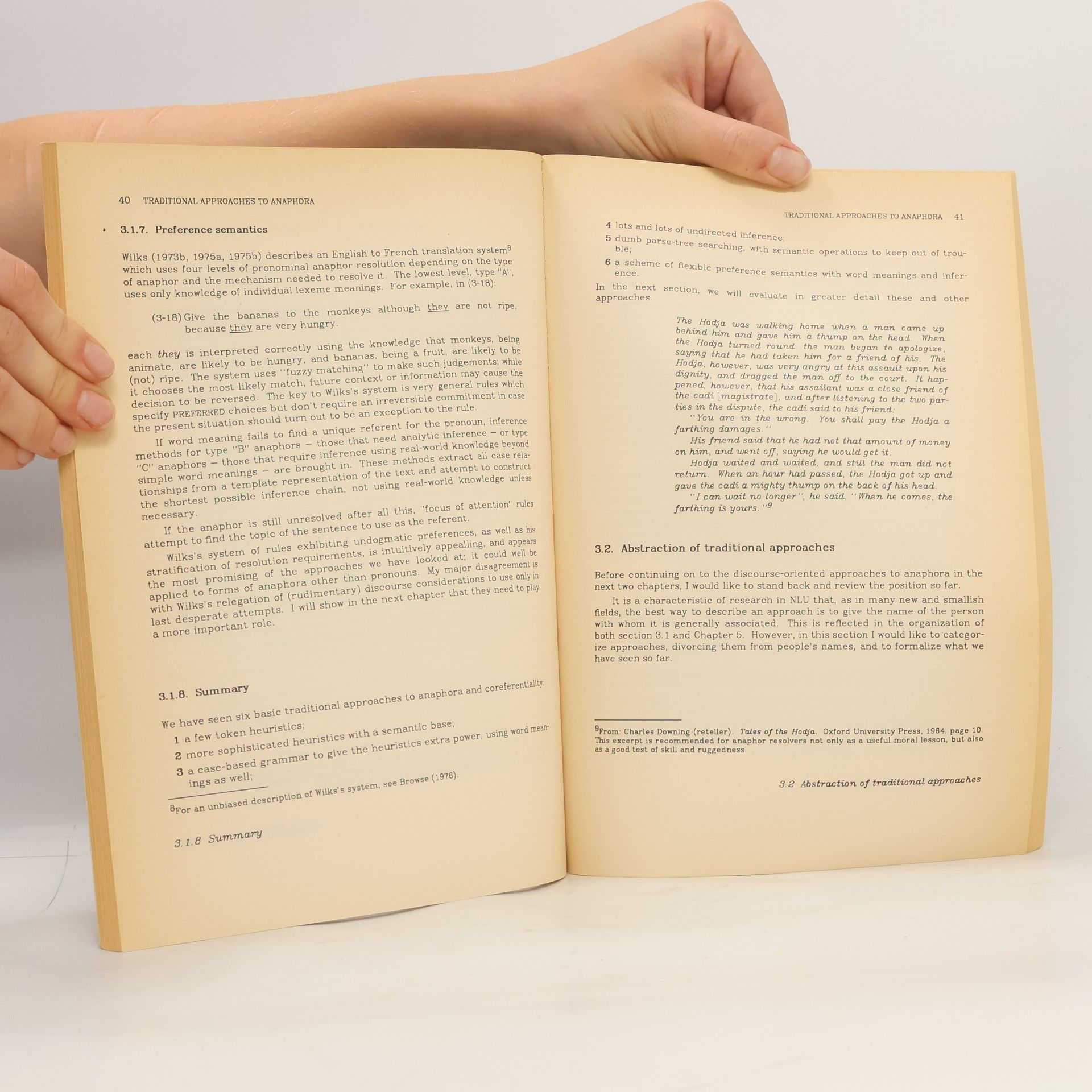 Graeme Hirst Lecture Notes in Computer Science - 119: Anaphora in Natural Language Understanding
