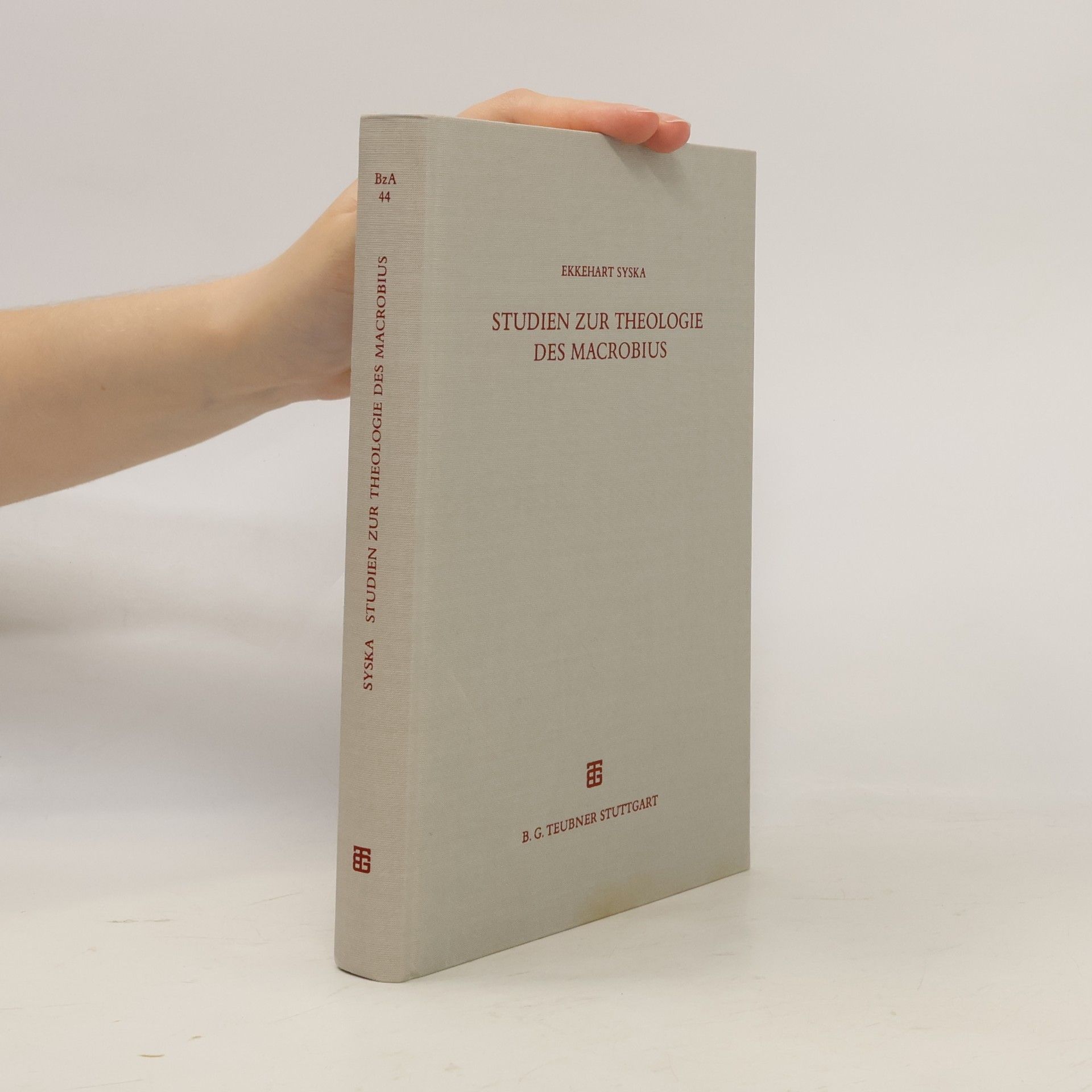 Ekkehart Syska Studien zur Theologie des Macrobius