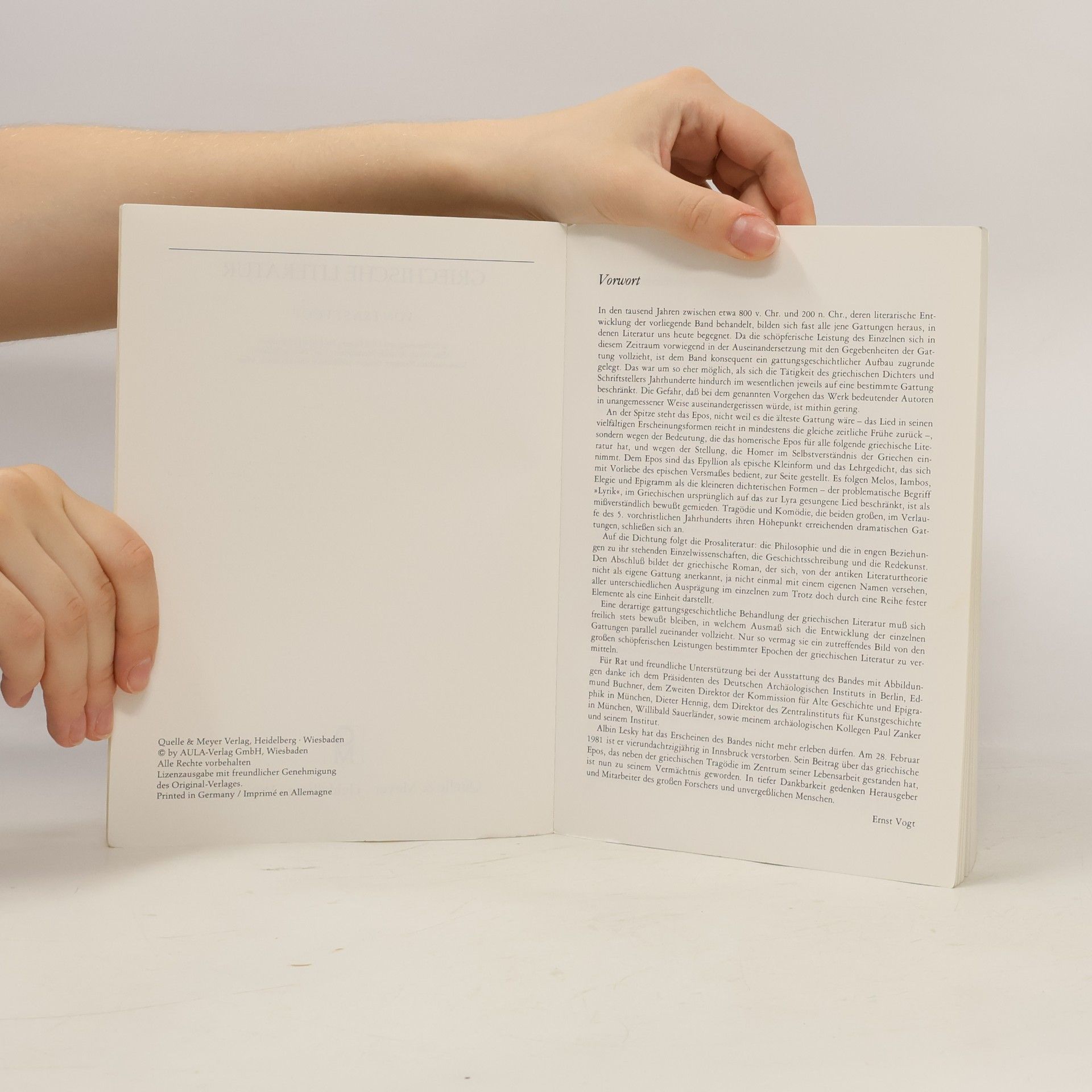 Autorenkollektiv Griechische Literatur