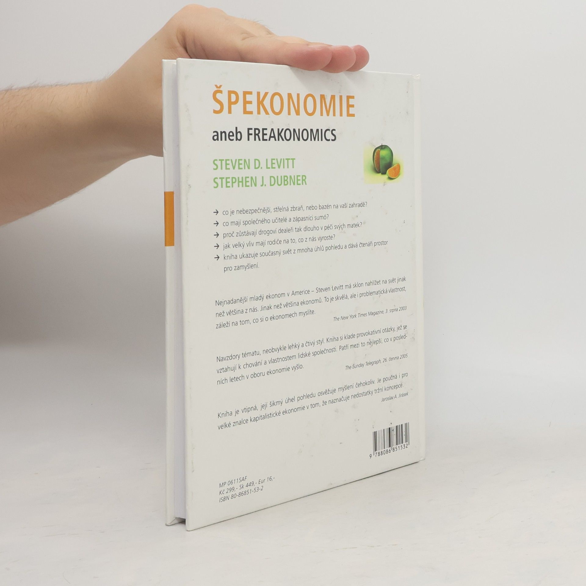 Steven D. Levitt Špekonomie aneb Freakonomics