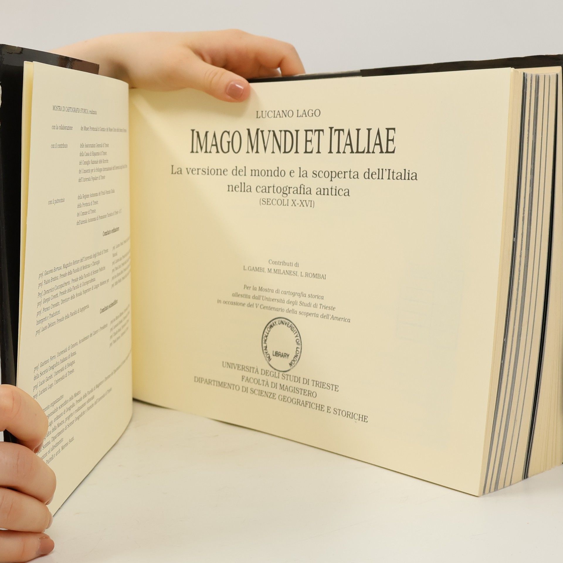 Luciano Lago Imago mundi et Italiae
