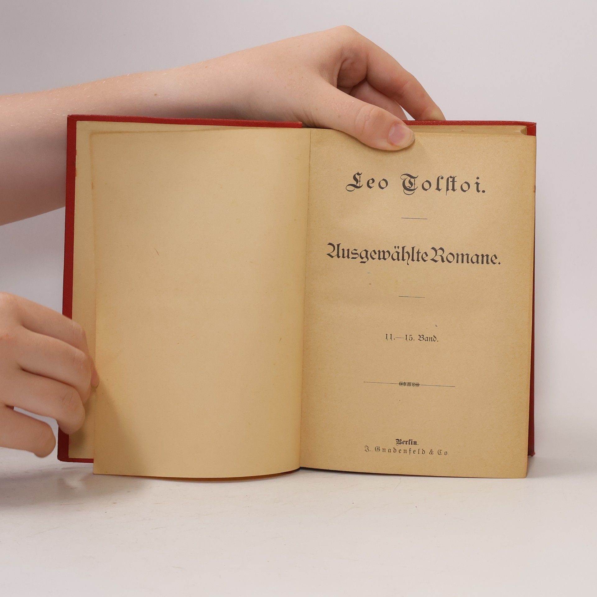 Lew Nikolajewitsch Tolstoi Gesammelte Werke 11-15