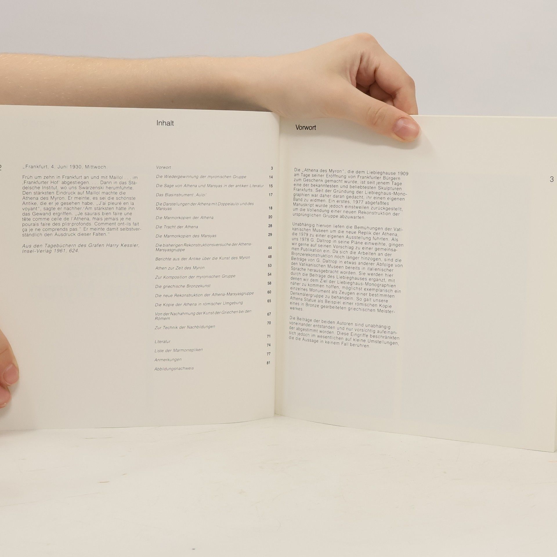 Autorenkollektiv Liebieghaus Monographie 8. Athena des Myron