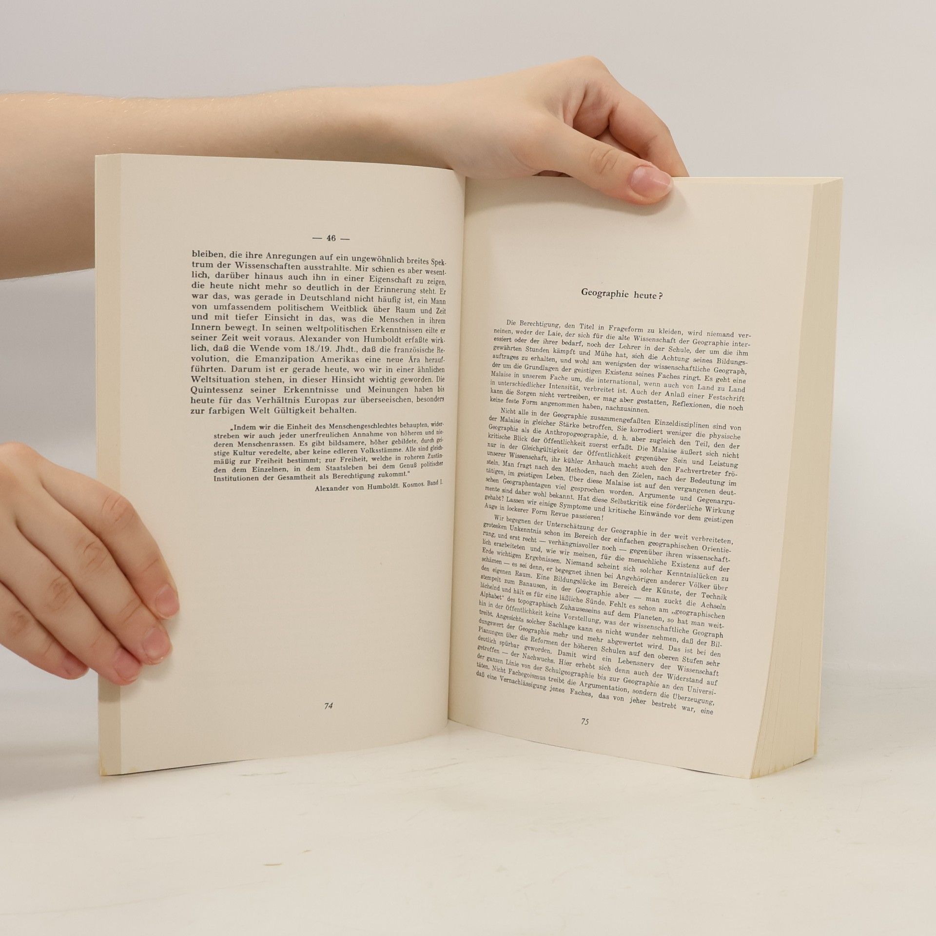 Gottfried Pfeifer Geographie in Methode und Lehre. Kulturgeographie in Methode und Lehre