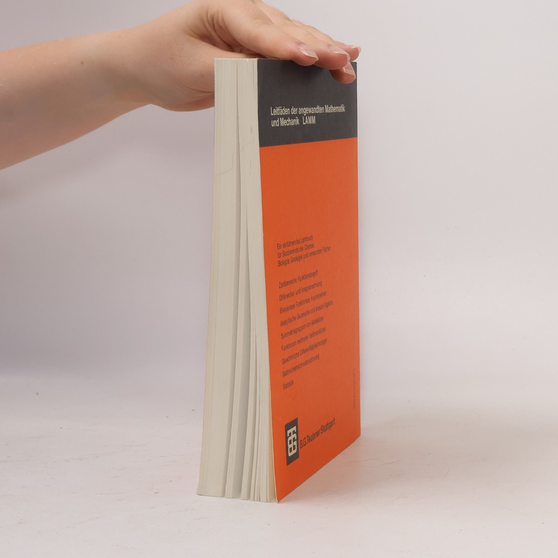 Josef Hainzl Leitfäden der angewandten Mathematik und Mechanik - Teubner Studienbücher - 19: Mathematik für Naturwissenschaftler