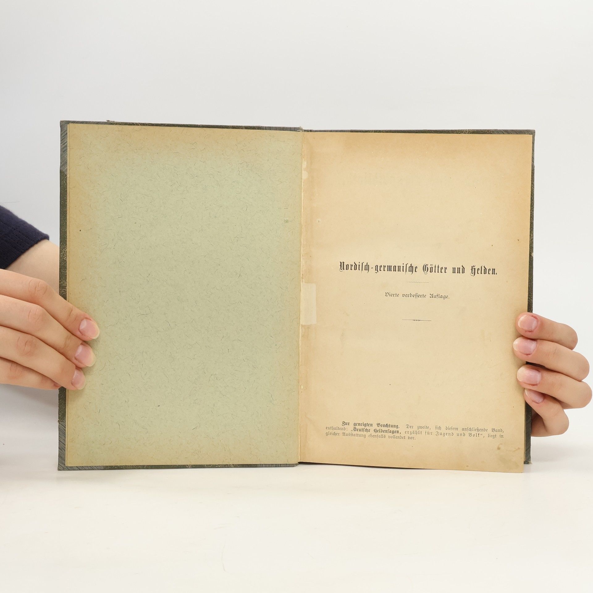 Wilhelm Wägner Neue Jugend- und Hausbibliothek 5-6. Unsre Vorzeit
