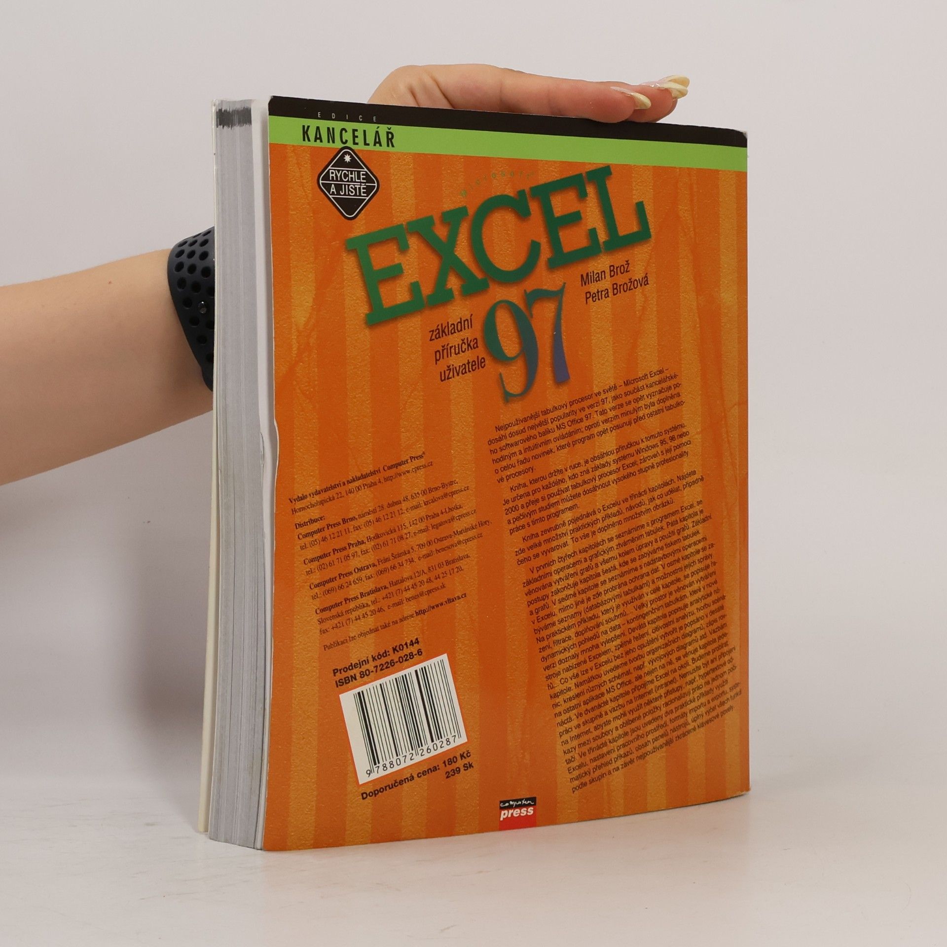 Milan Brož Microsoft Excel 97. Základní příručka uživatele