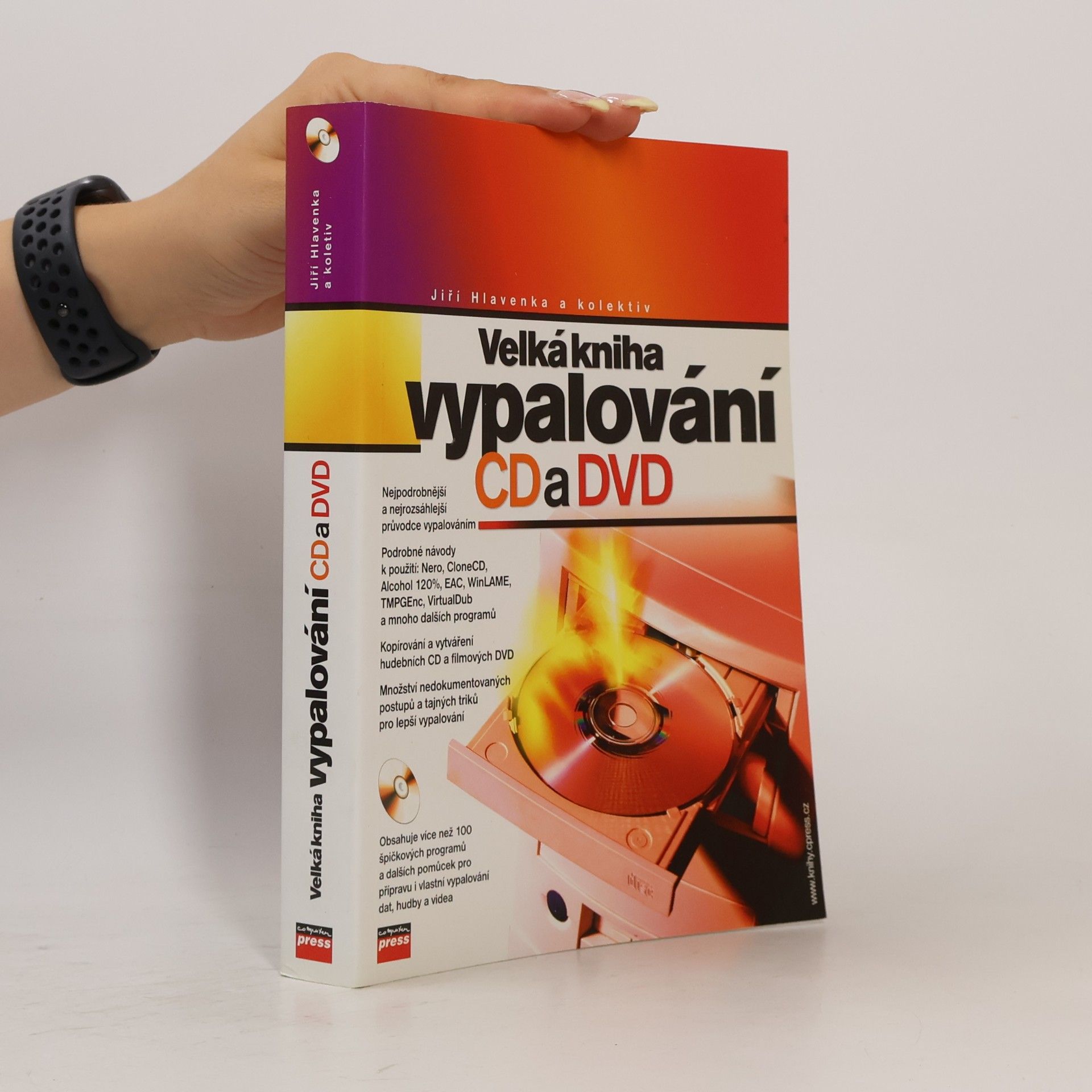 Jiří Hlavenka Velká kniha vypalování CD a DVD