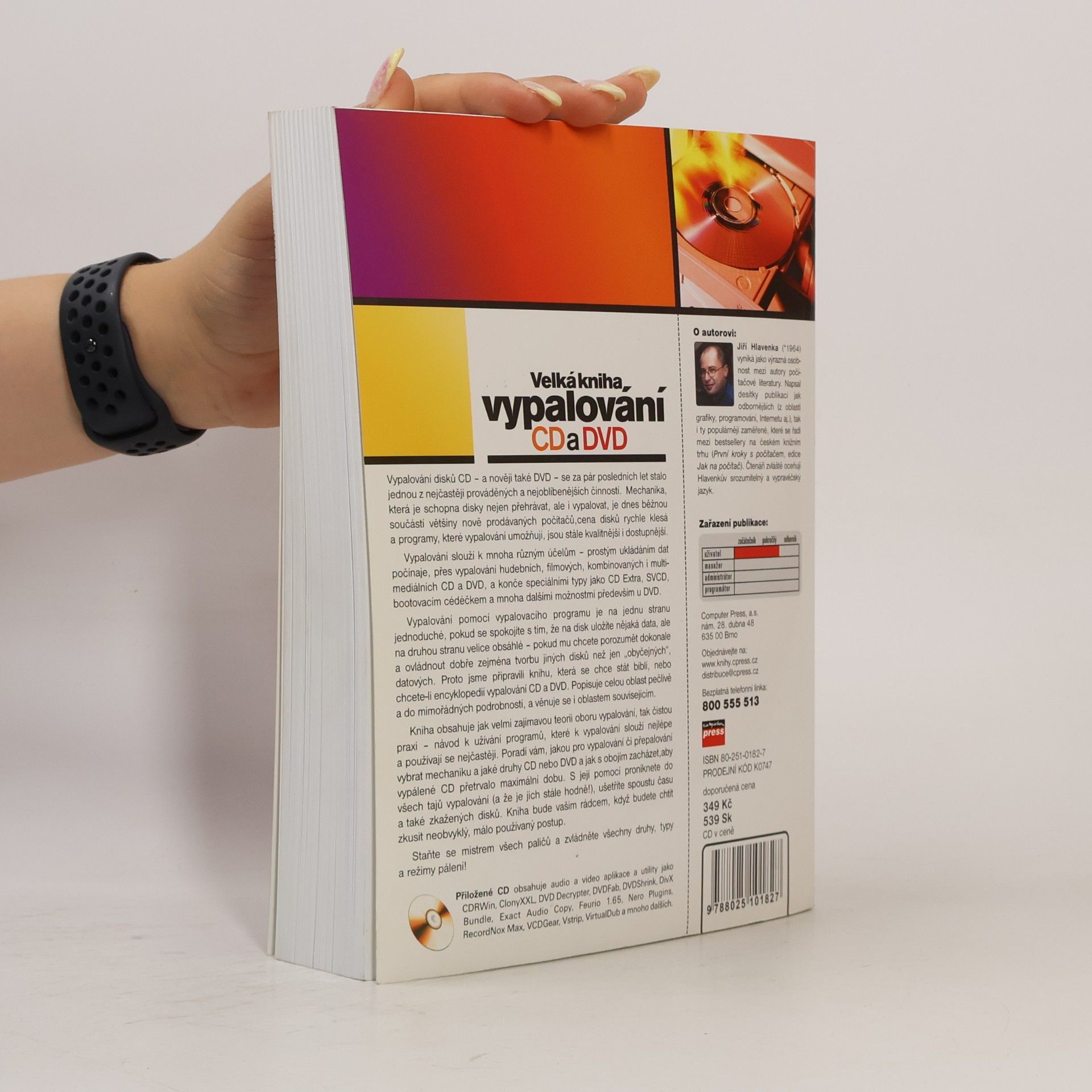 Jiří Hlavenka Velká kniha vypalování CD a DVD